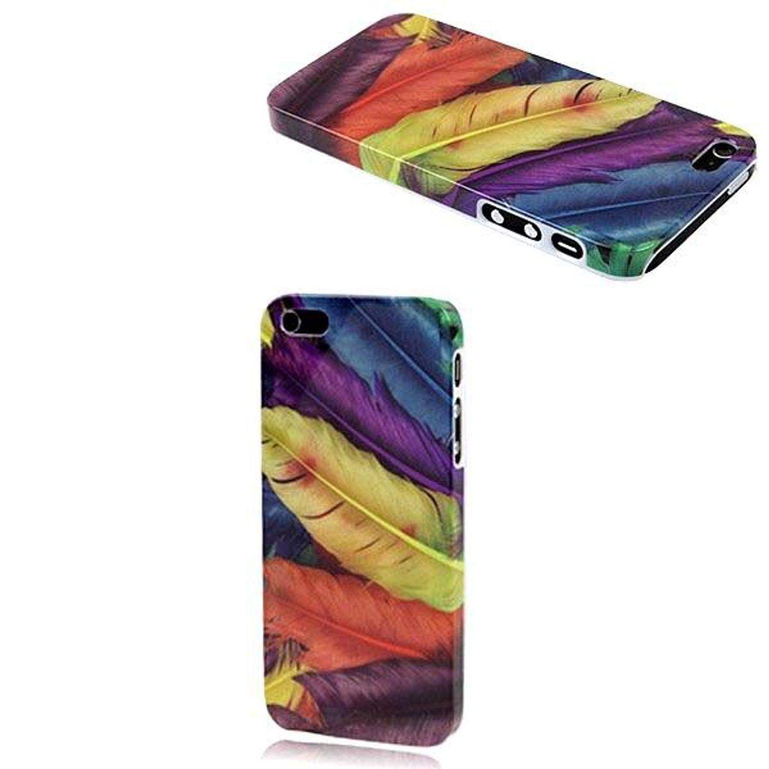 Apple iPhone 5 / 5s / SE Handyhülle Backcover Mehrfarbig