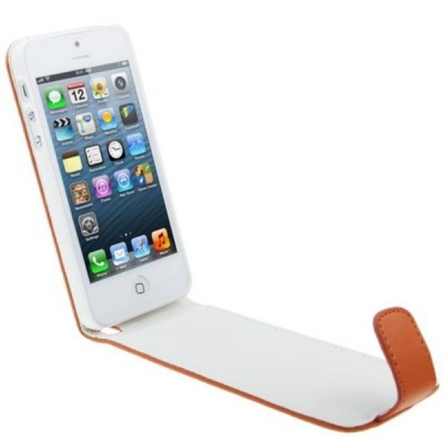 Apple iPhone 5 / 5s / SE Handyhülle Backcover Orange