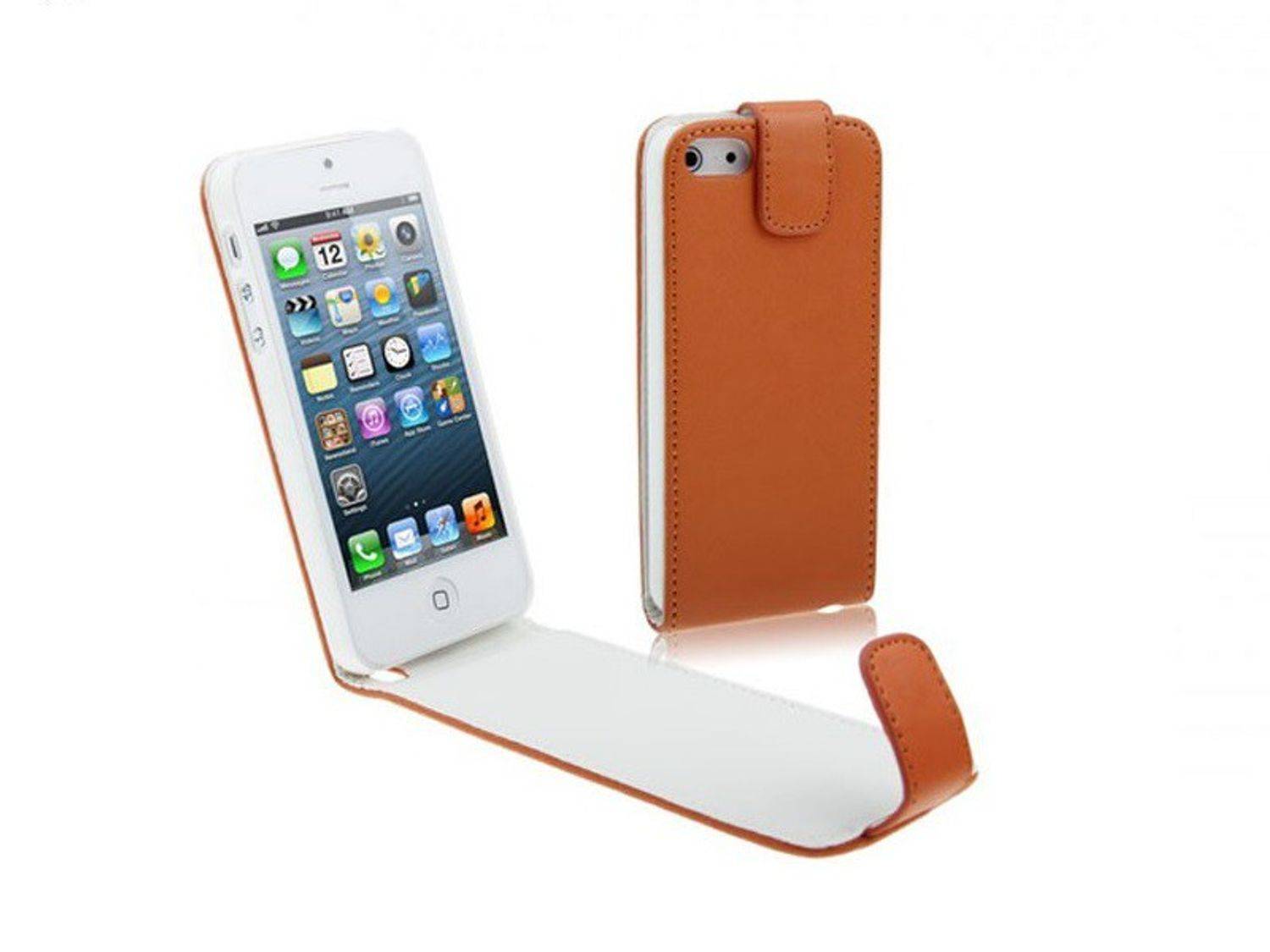 Apple iPhone 5 / 5s / SE Handyhülle Backcover Orange