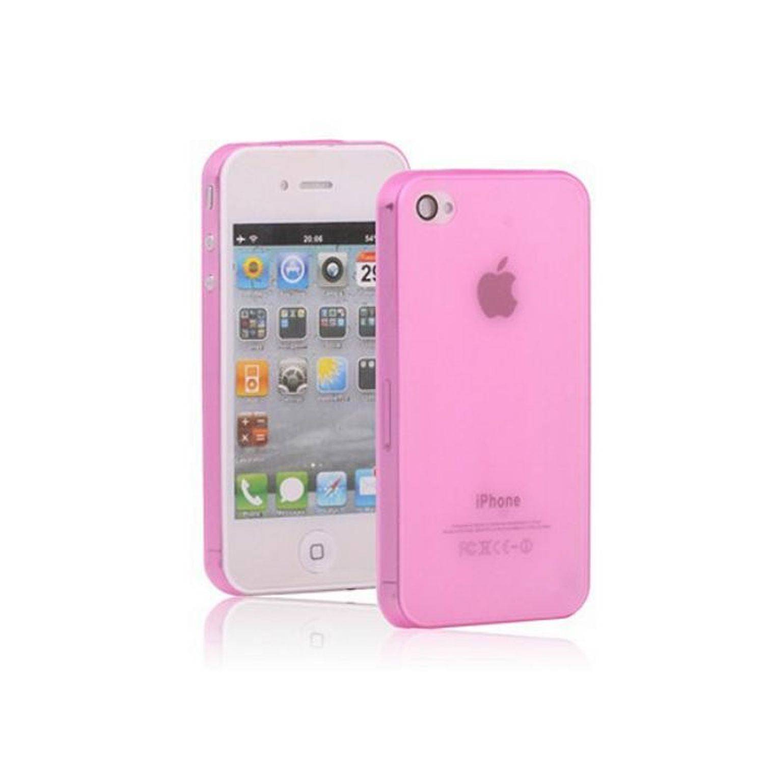 Apple iPhone 4 / 4s Handyhülle Backcover Rosa