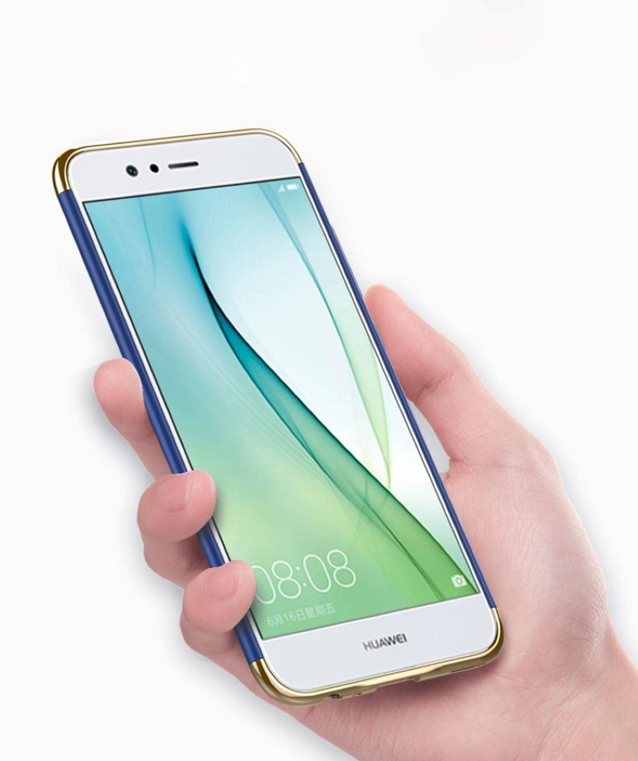 Huawei Nova 2 Plus Handyhülle Backcover Silber
