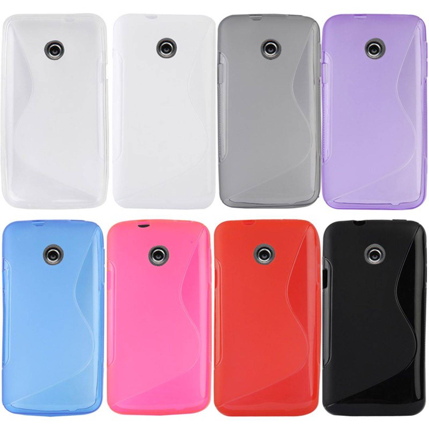 Huawei Ascend Y330 Handyhülle Backcover Rot