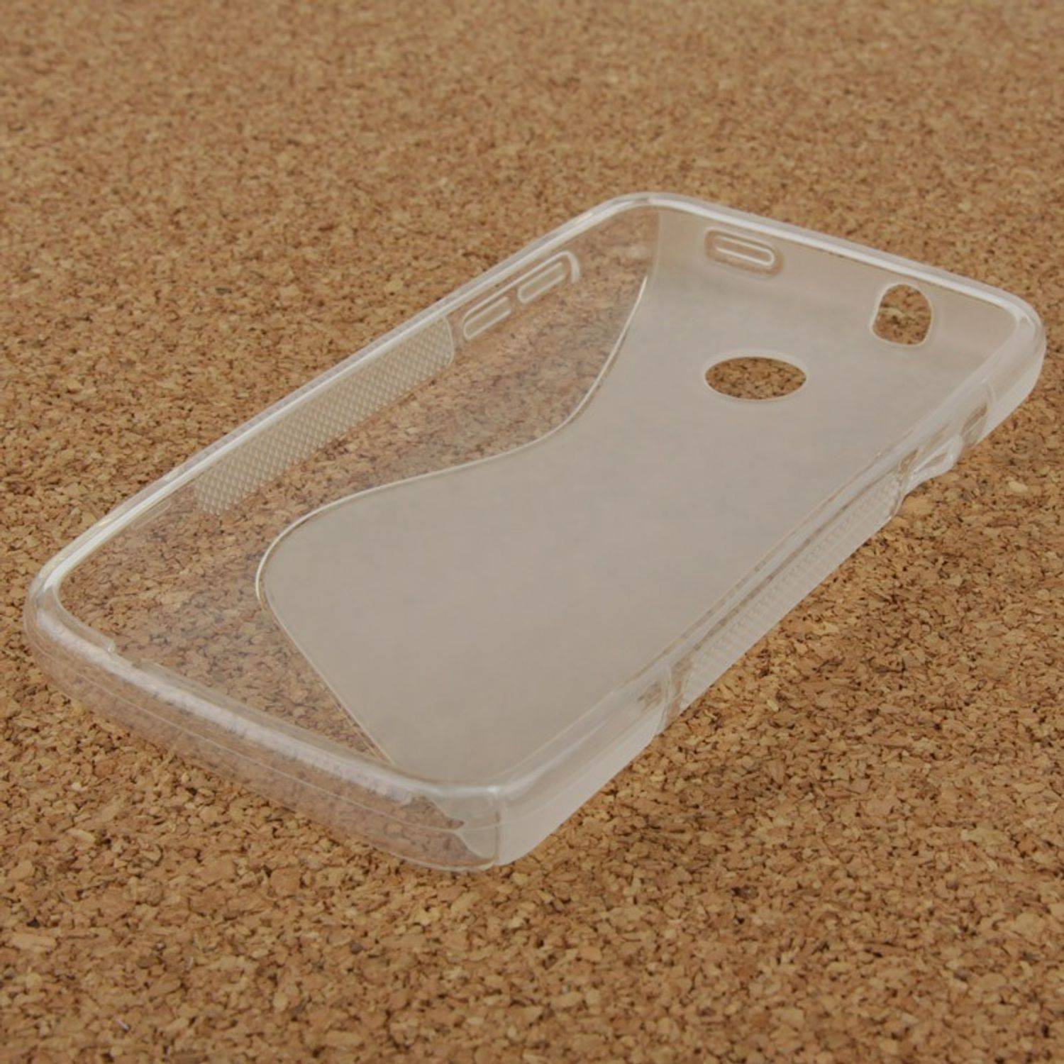 Huawei Ascend Y330 Handyhülle Backcover Rot