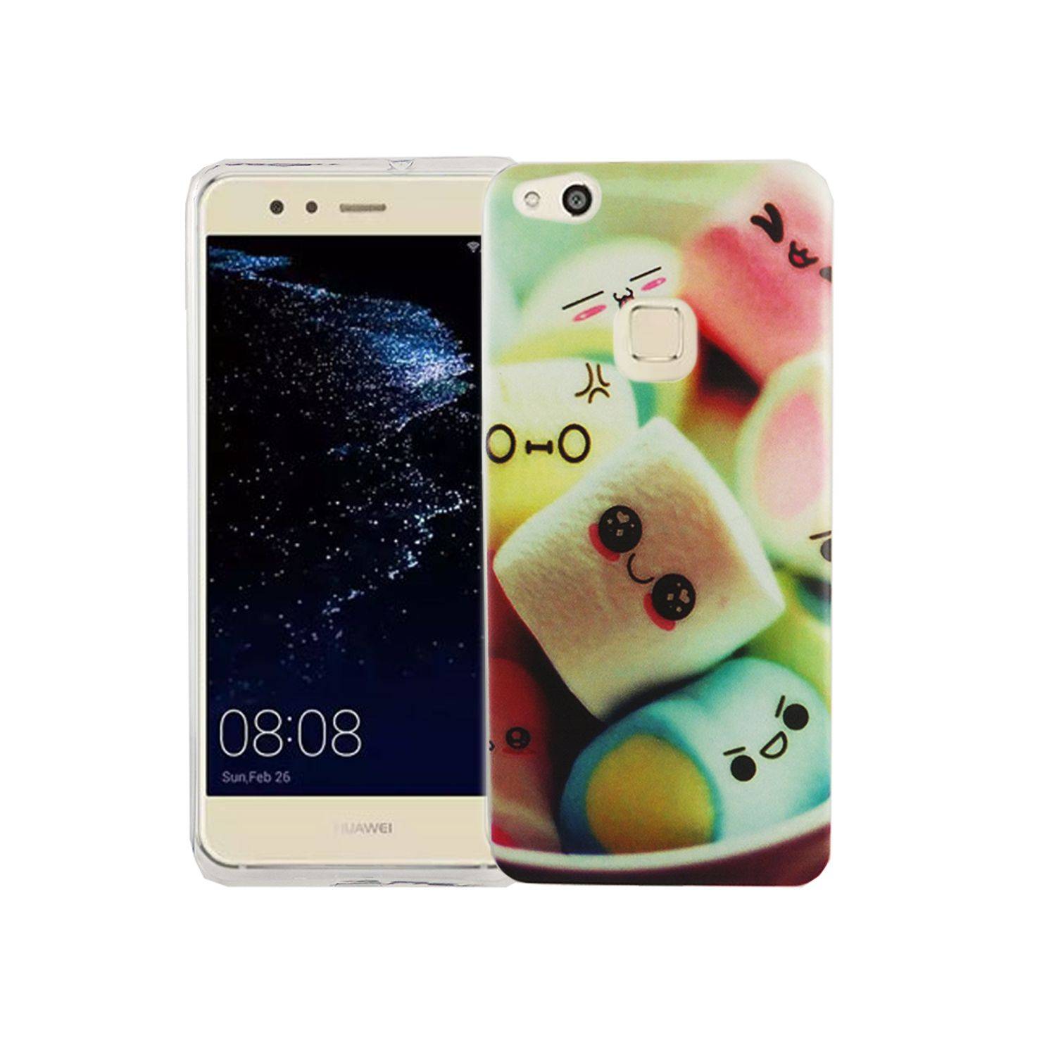 Huawei P10 Lite Handyhülle Bumper Backcover Mehrfarbig