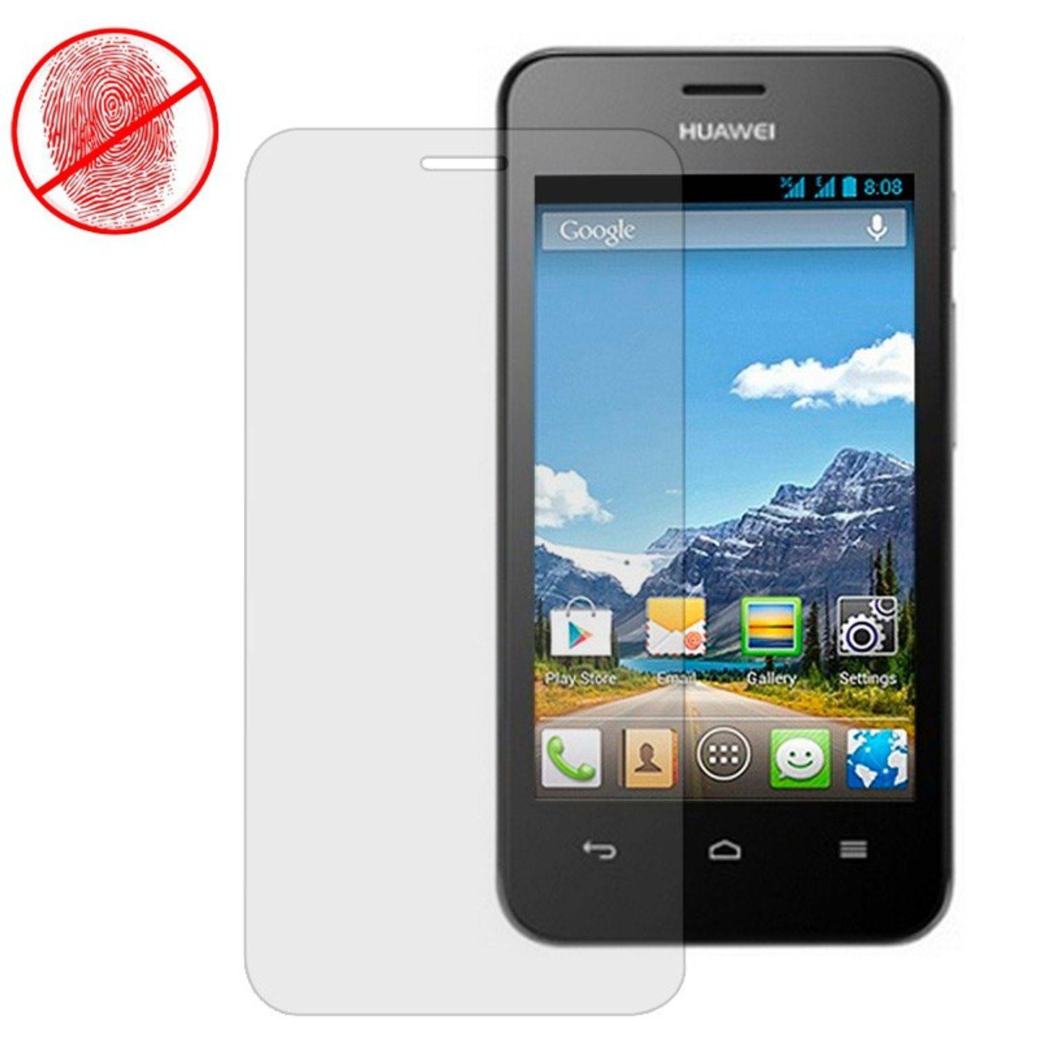 Huawei Ascend Y320 Handyhülle Backcover Transparent