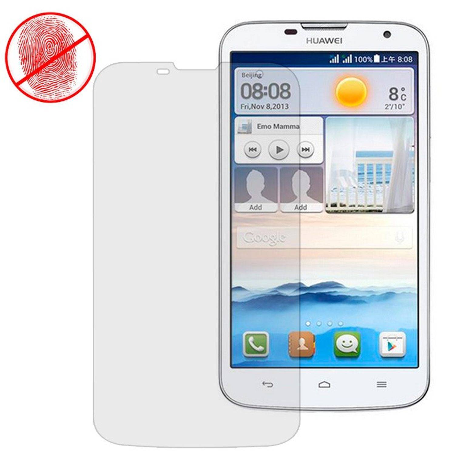 Huawei Ascend G730 Handyhülle Backcover Transparent