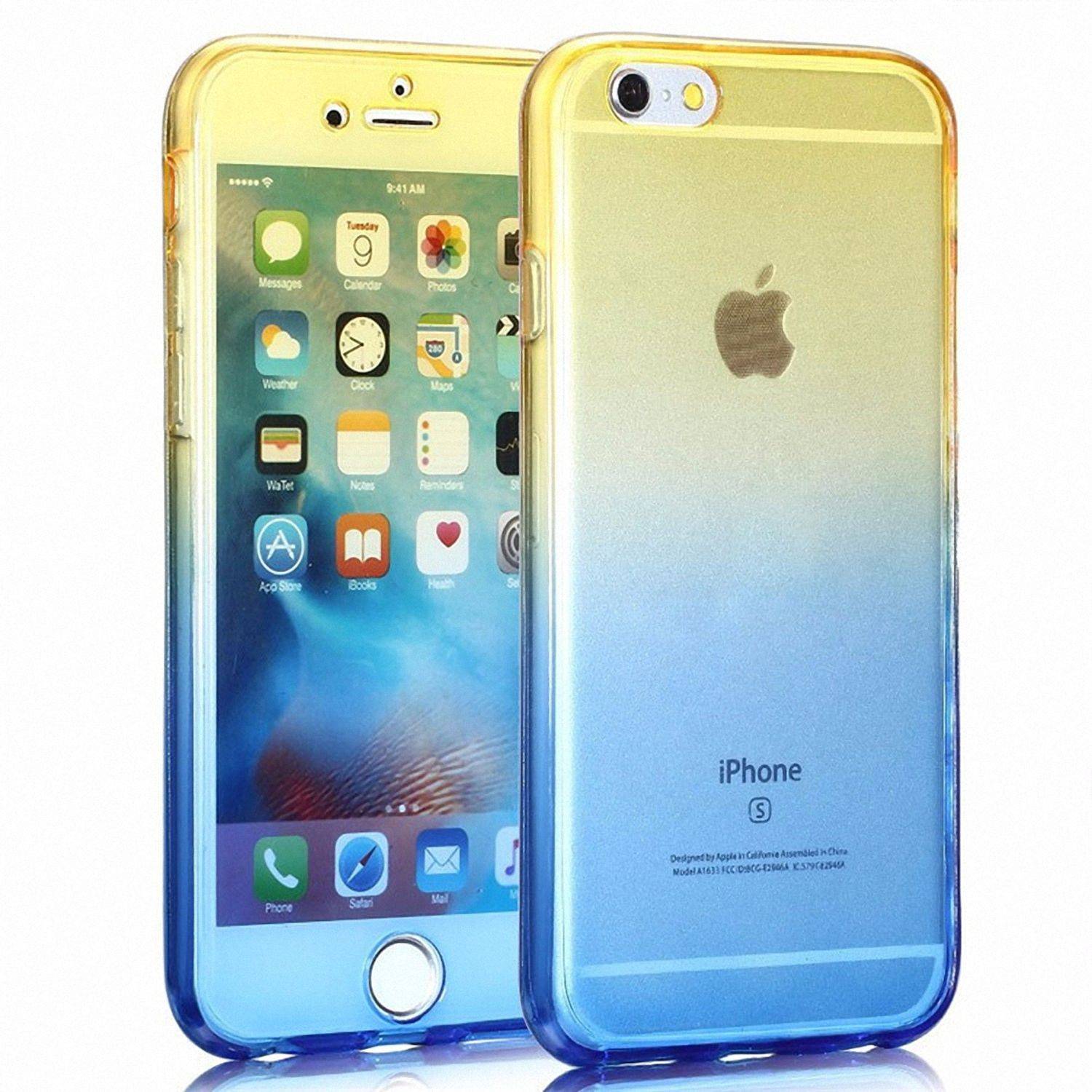 Apple iPhone 5 / 5s / SE Handyhülle Backcover Gelb