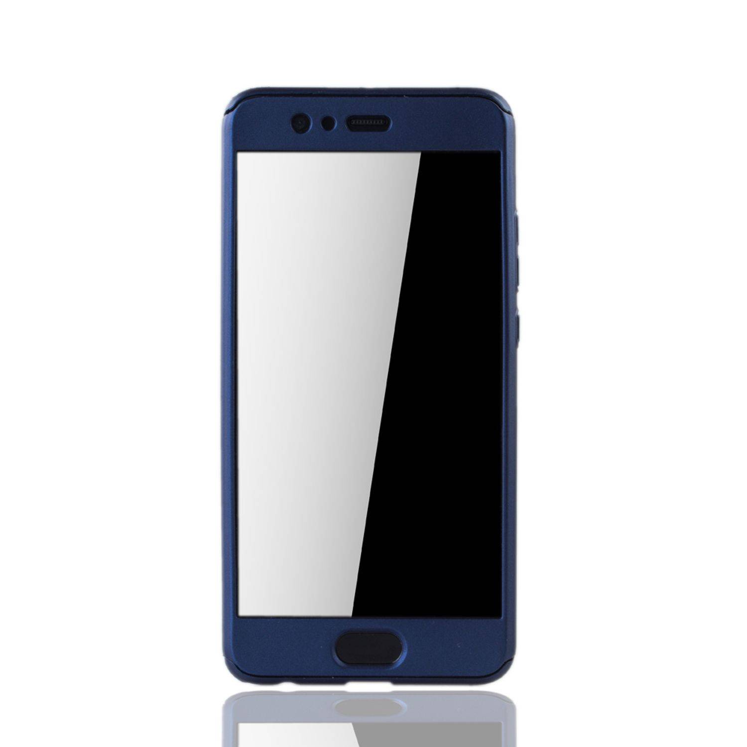 Huawei P10 Plus Handyhülle 360 Grad Schutz Full Cover Blau