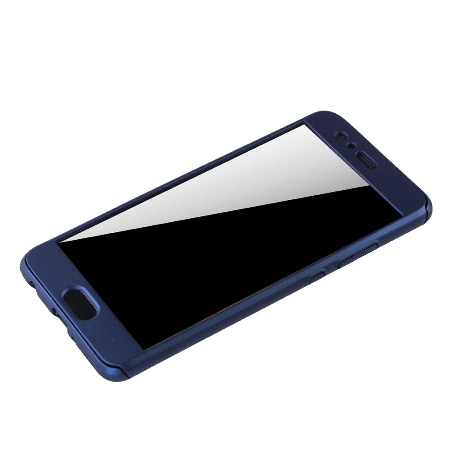 Huawei P10 Plus Handyhülle 360 Grad Schutz Full Cover Blau