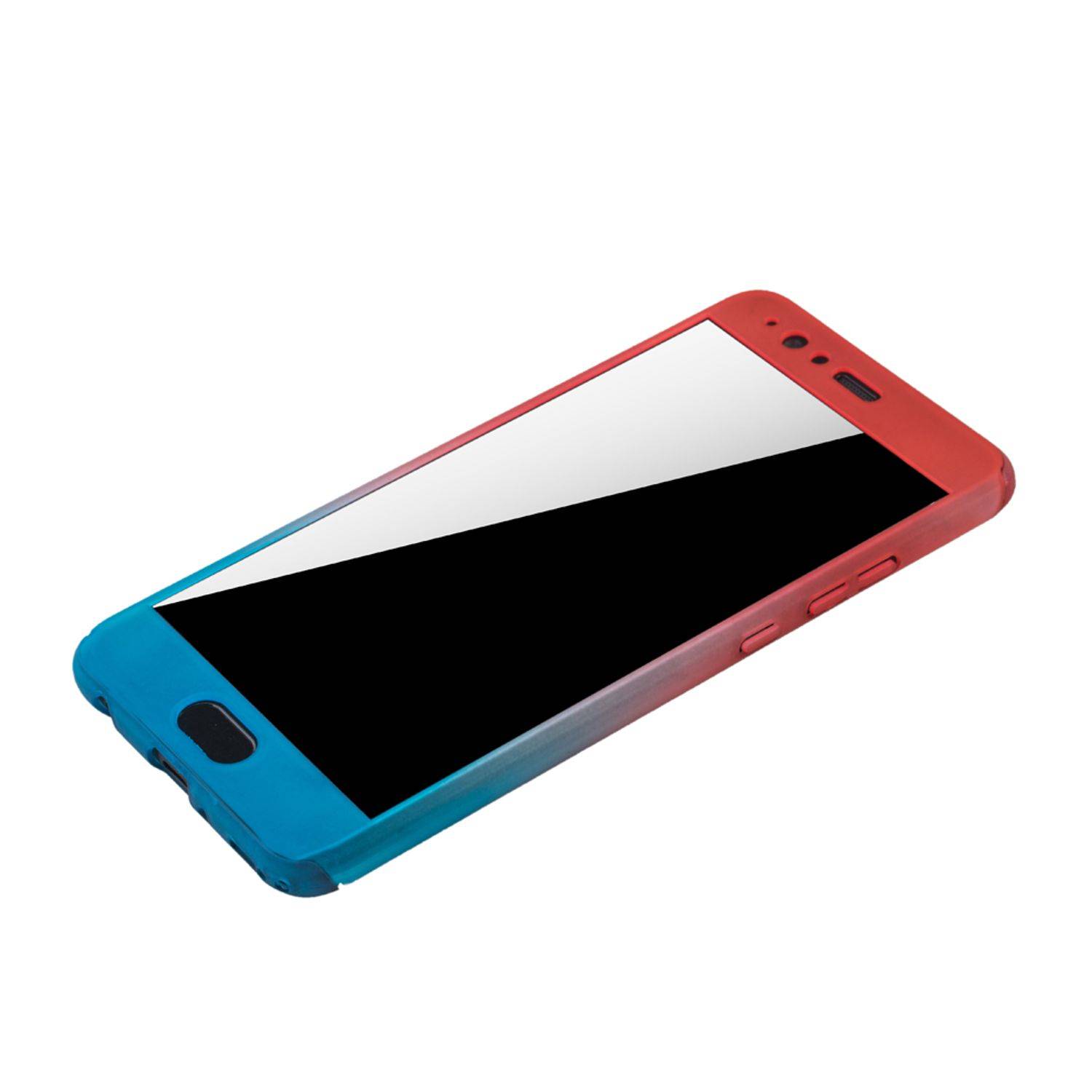 Huawei P10 Plus Handyhülle 360 Grad Schutz Full Cover Mehrfarbig