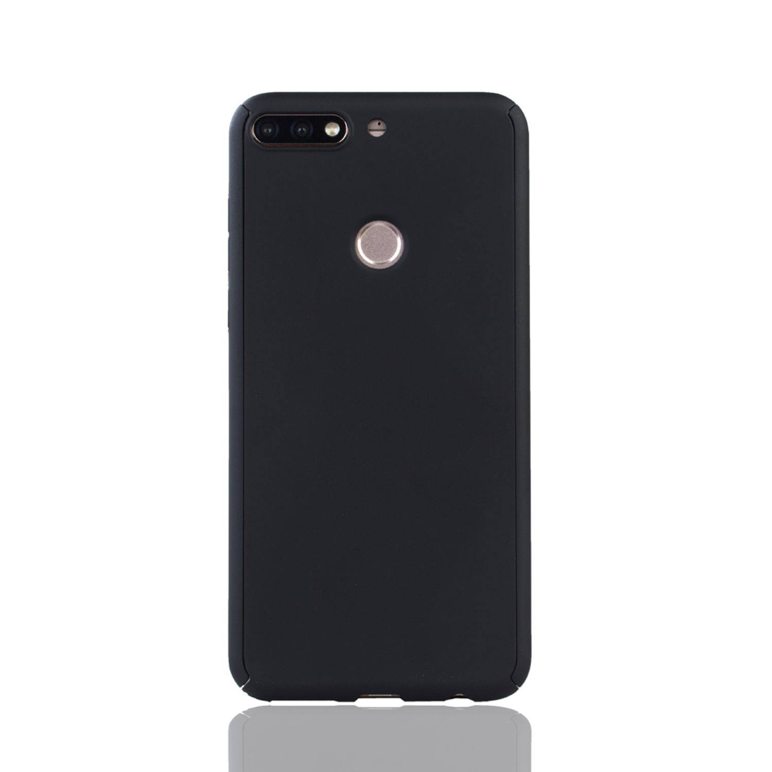 Huawei Honor 7C Handyhülle 360 Grad Schutz Full Cover Schwarz