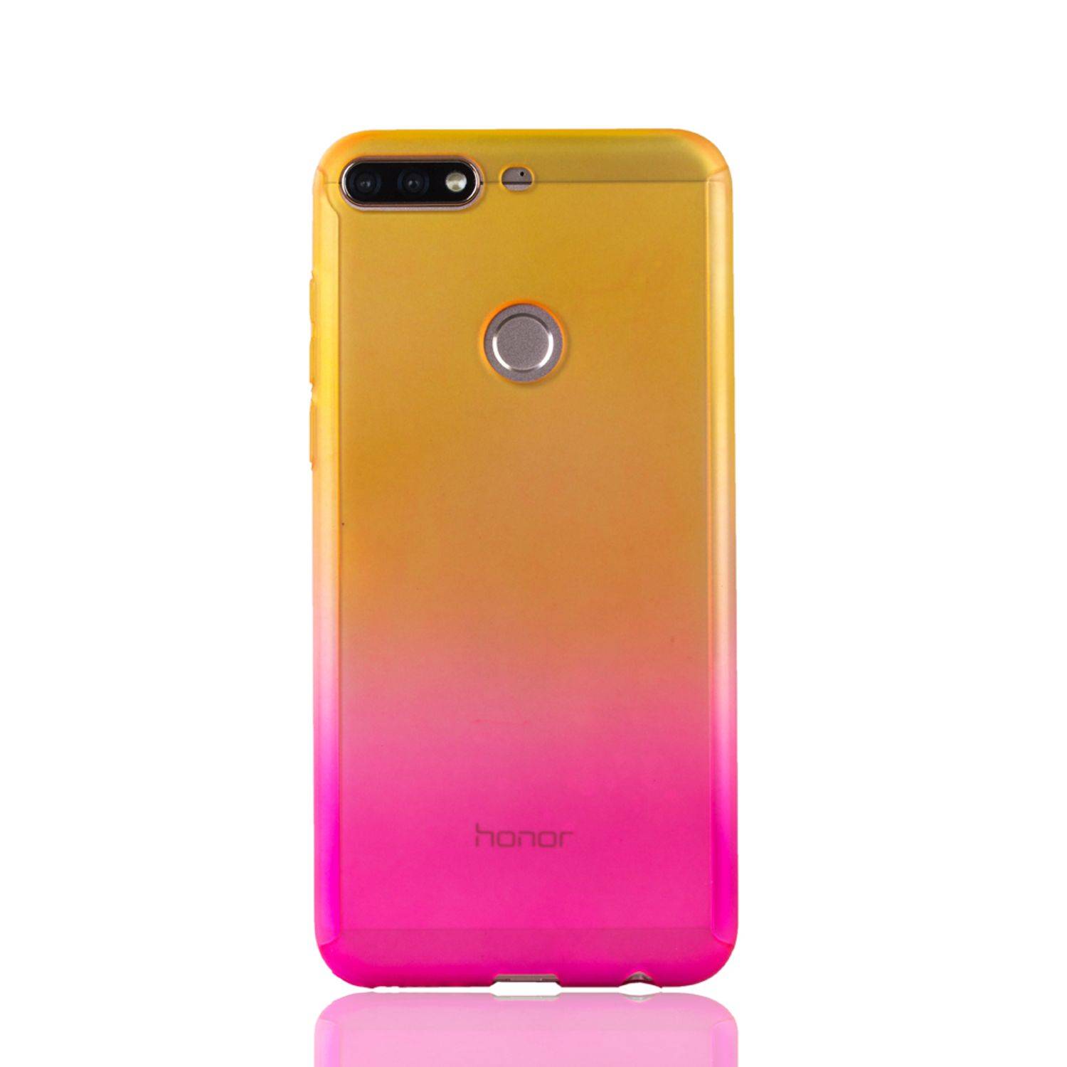 Huawei Honor 7C Handyhülle 360 Grad Schutz Full Cover Mehrfarbig