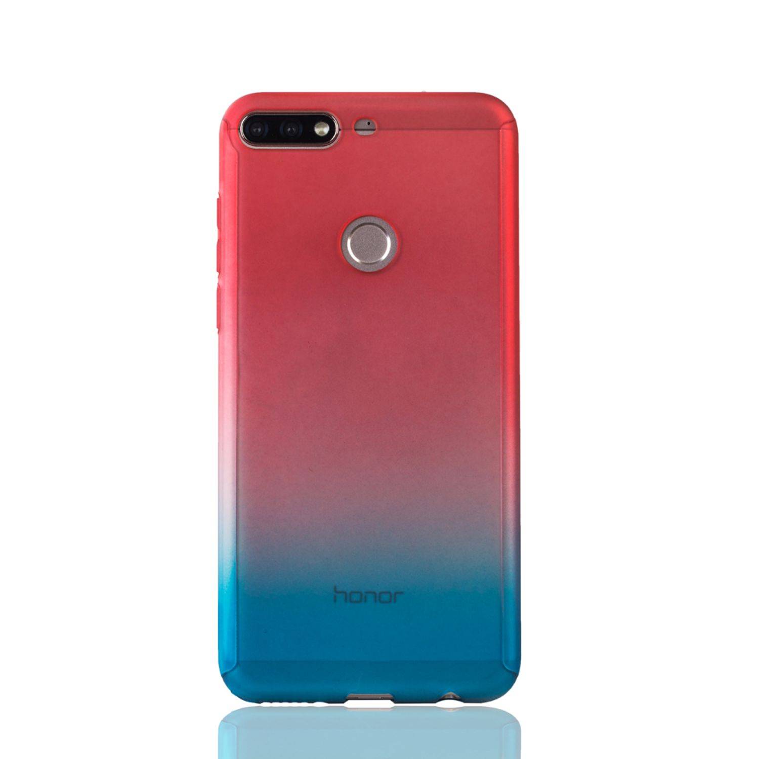 Huawei Honor 7C Handyhülle 360 Grad Schutz Full Cover Mehrfarbig
