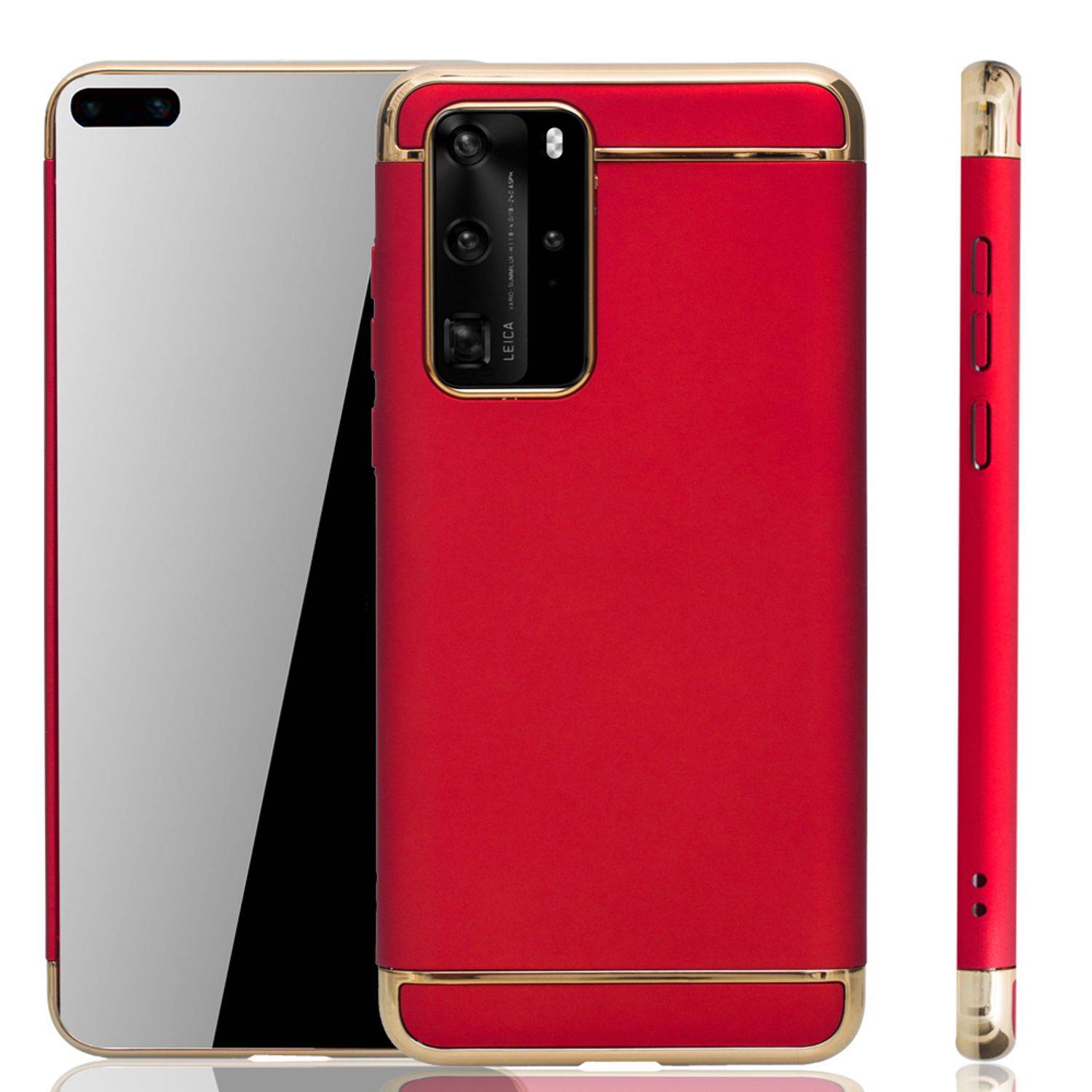 Huawei P40 Handyhülle Backcover Rot