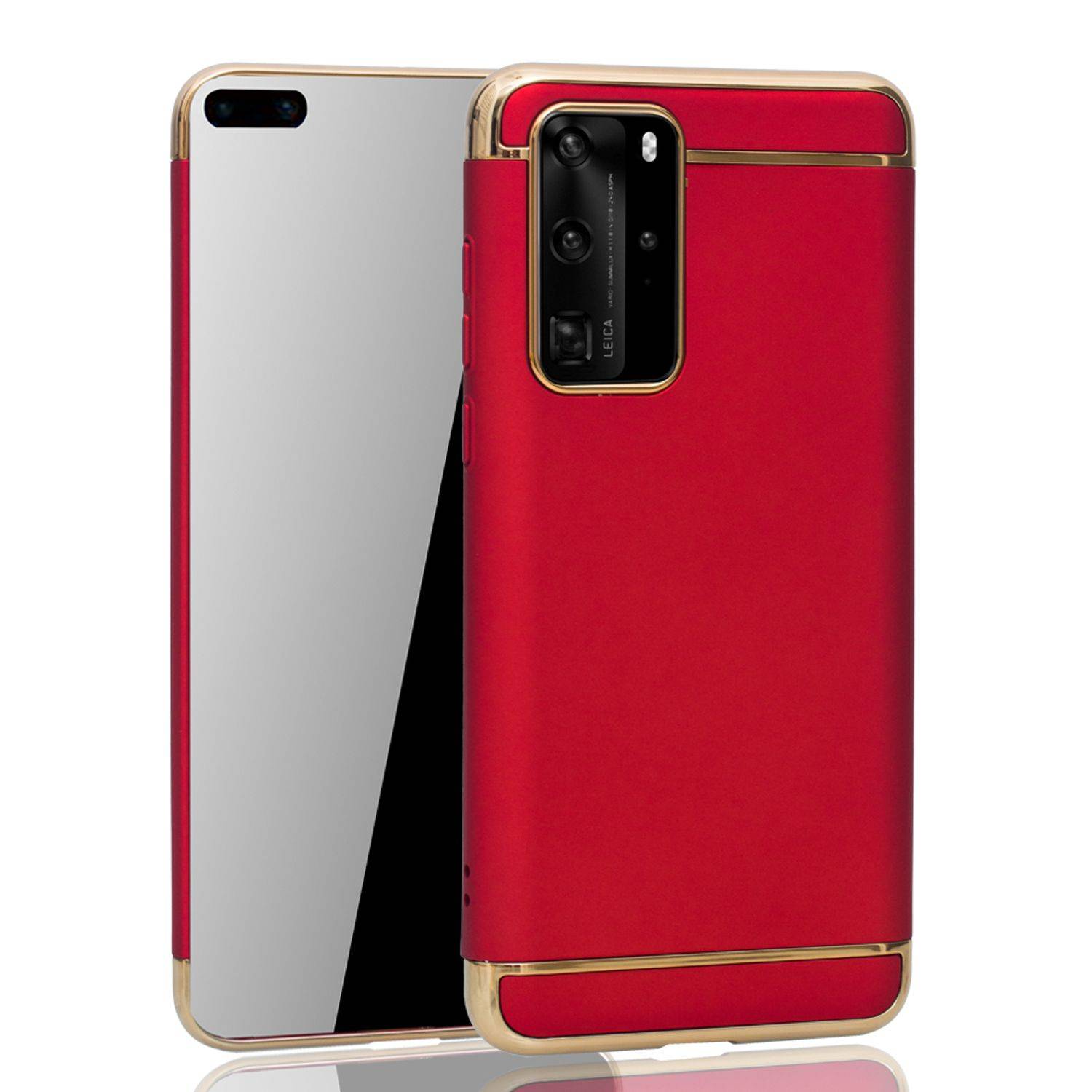 Huawei P40 Handyhülle Backcover Rot