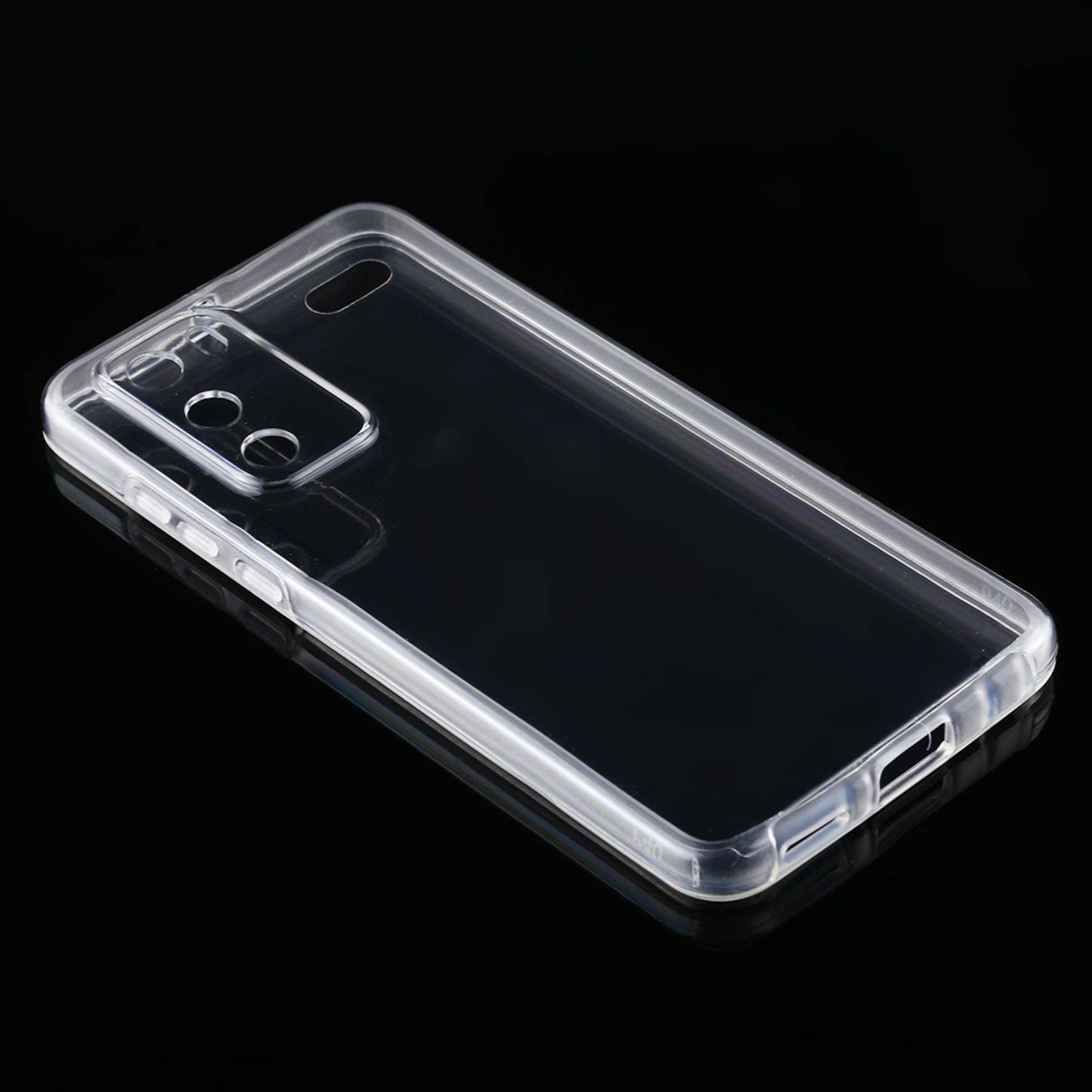 Huawei P40 Handyhülle Full-Cover 360 Grad Full Cover Transparent