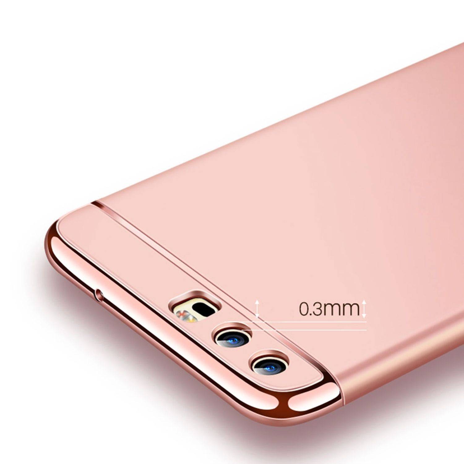 Huawei P20 Handyhülle Backcover Silber