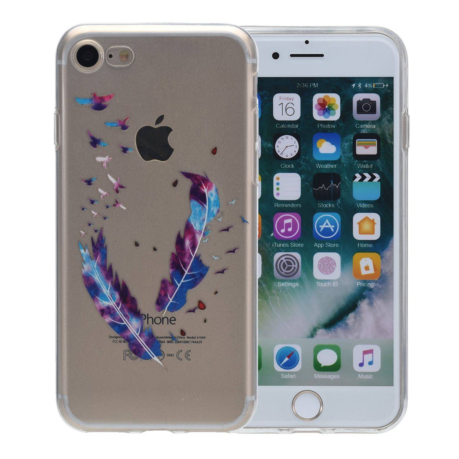 Apple iPhone 5 / 5s / SE Handyhülle Backcover Mehrfarbig