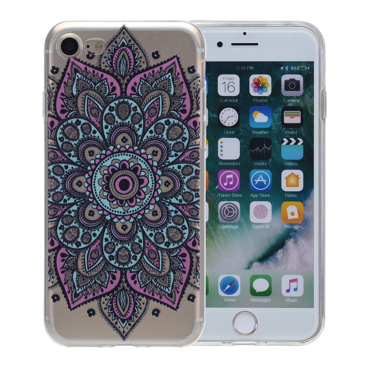Apple iPhone 5 / 5s / SE Handyhülle Backcover Mehrfarbig