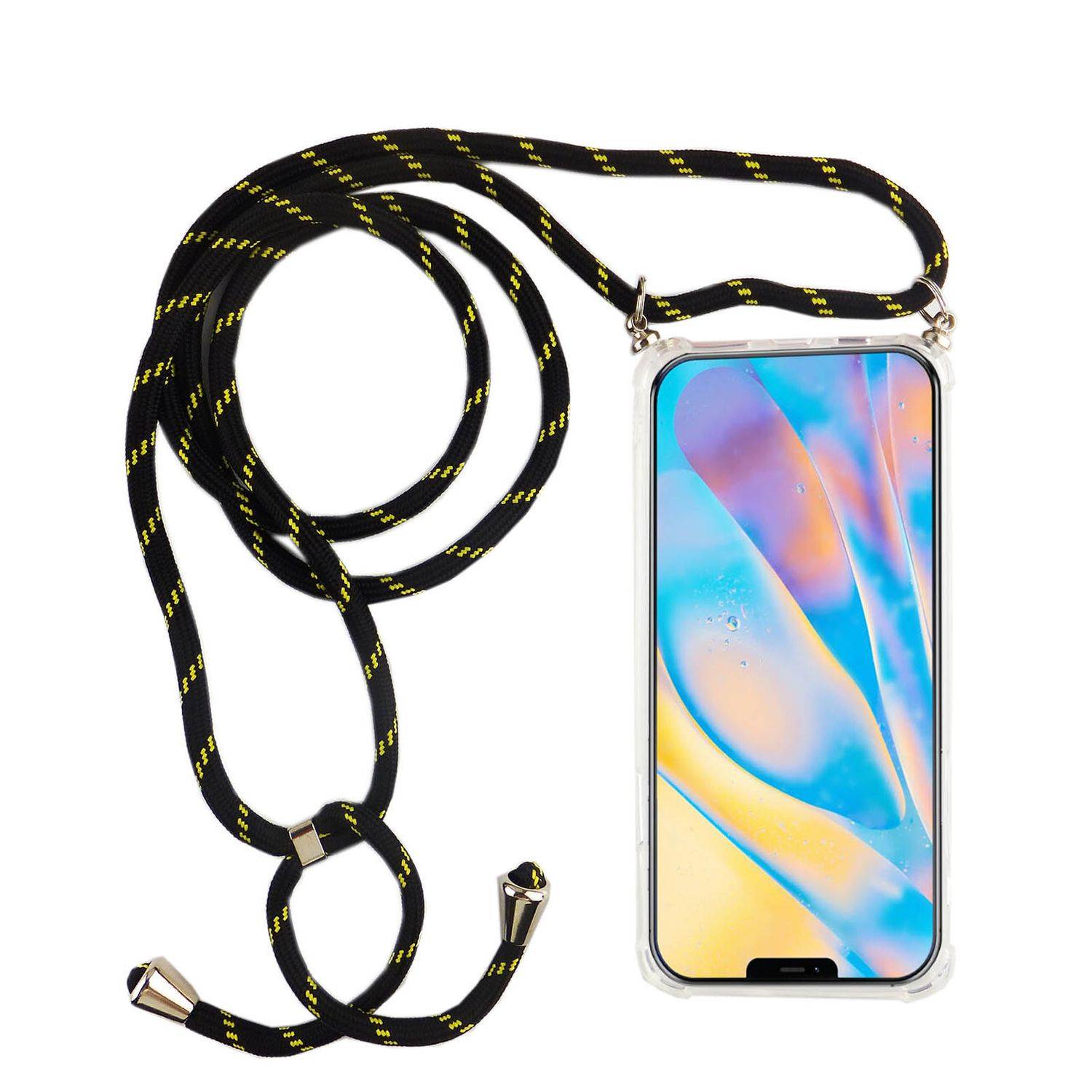 Apple iPhone 12 Pro Max Handykette Handyhülle Umhängetasche Transparent