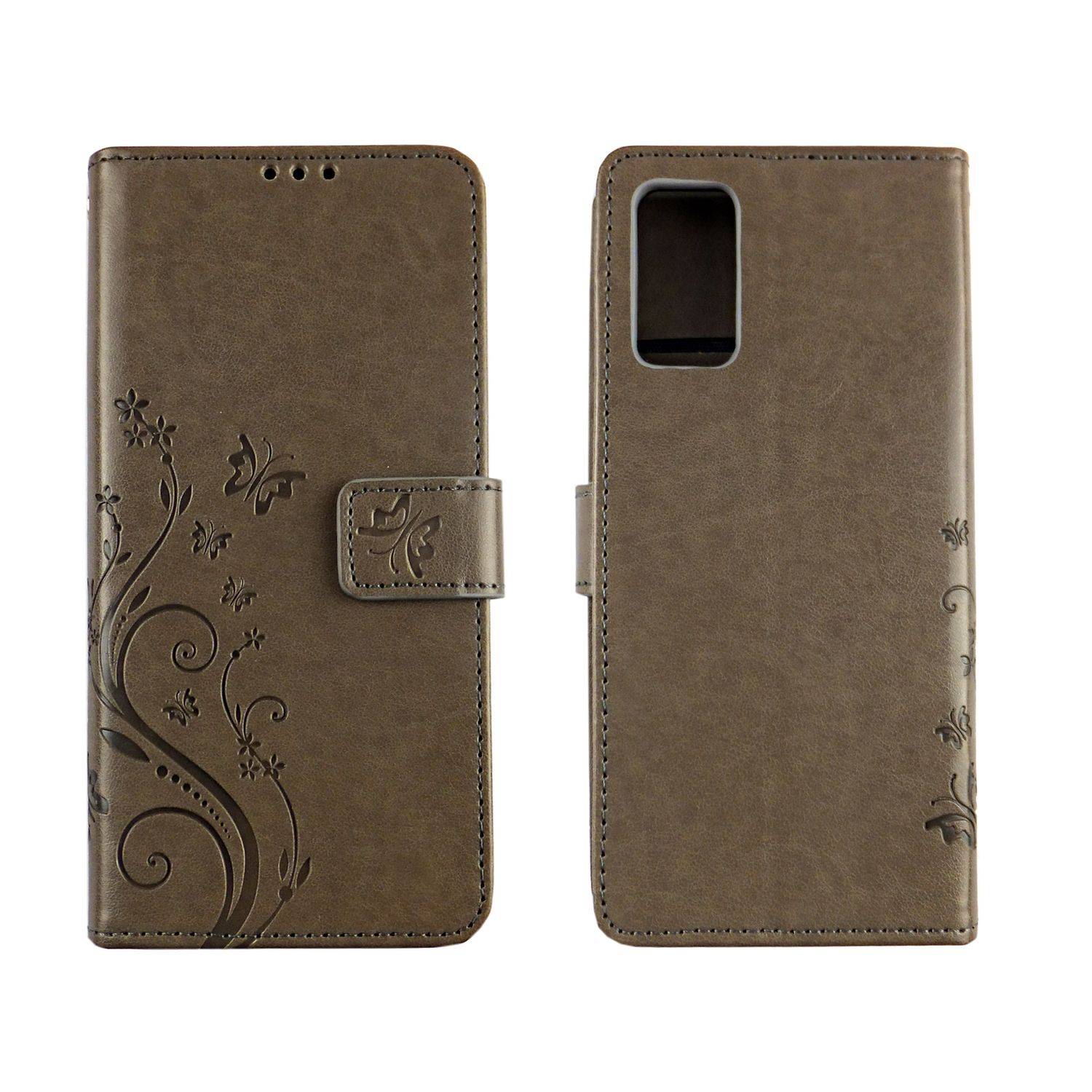 Samsung Galaxy Note 20 Handyhülle Bookcover Grau