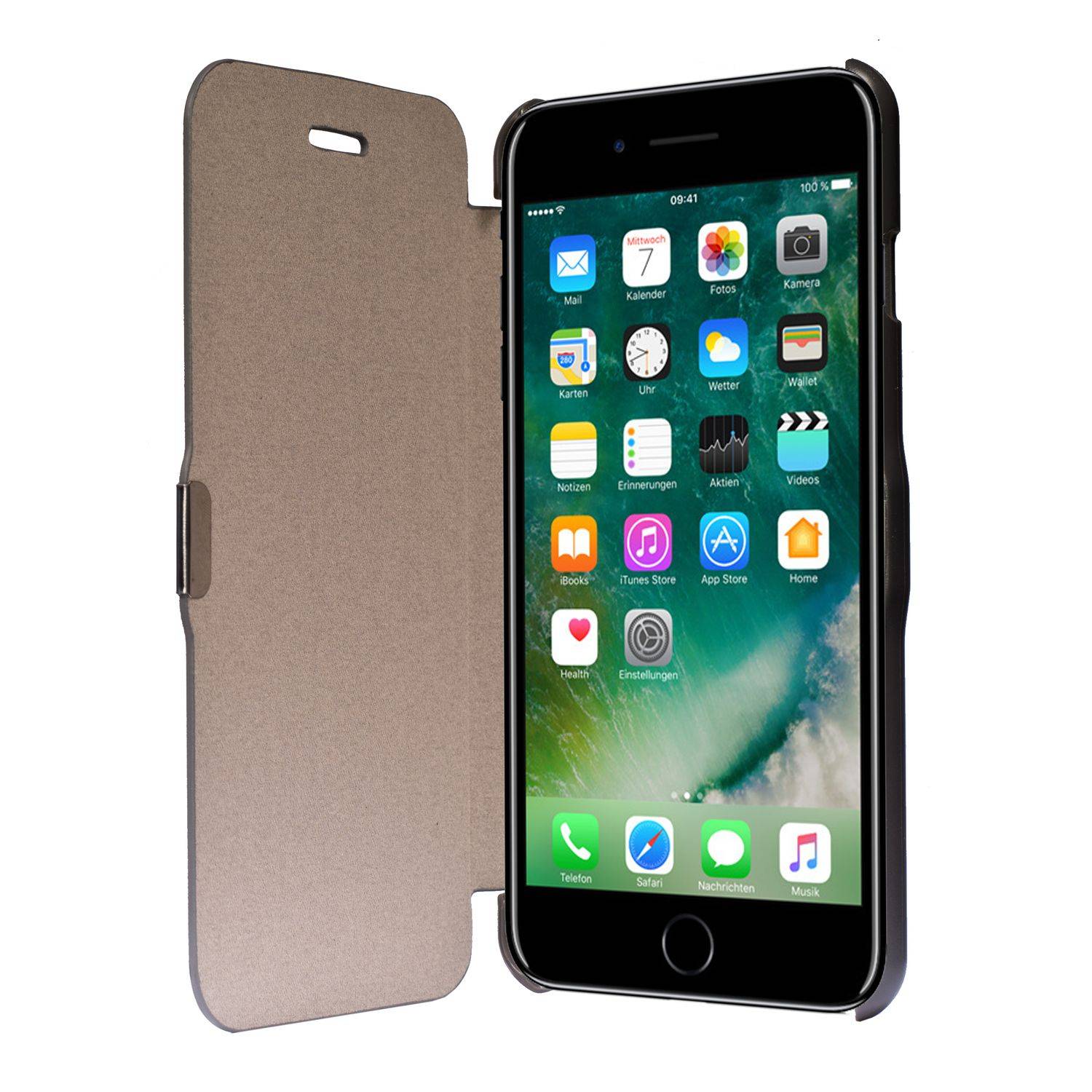 Apple iPhone 7 Plus / 8 Plus Handyhülle Backcover Grau