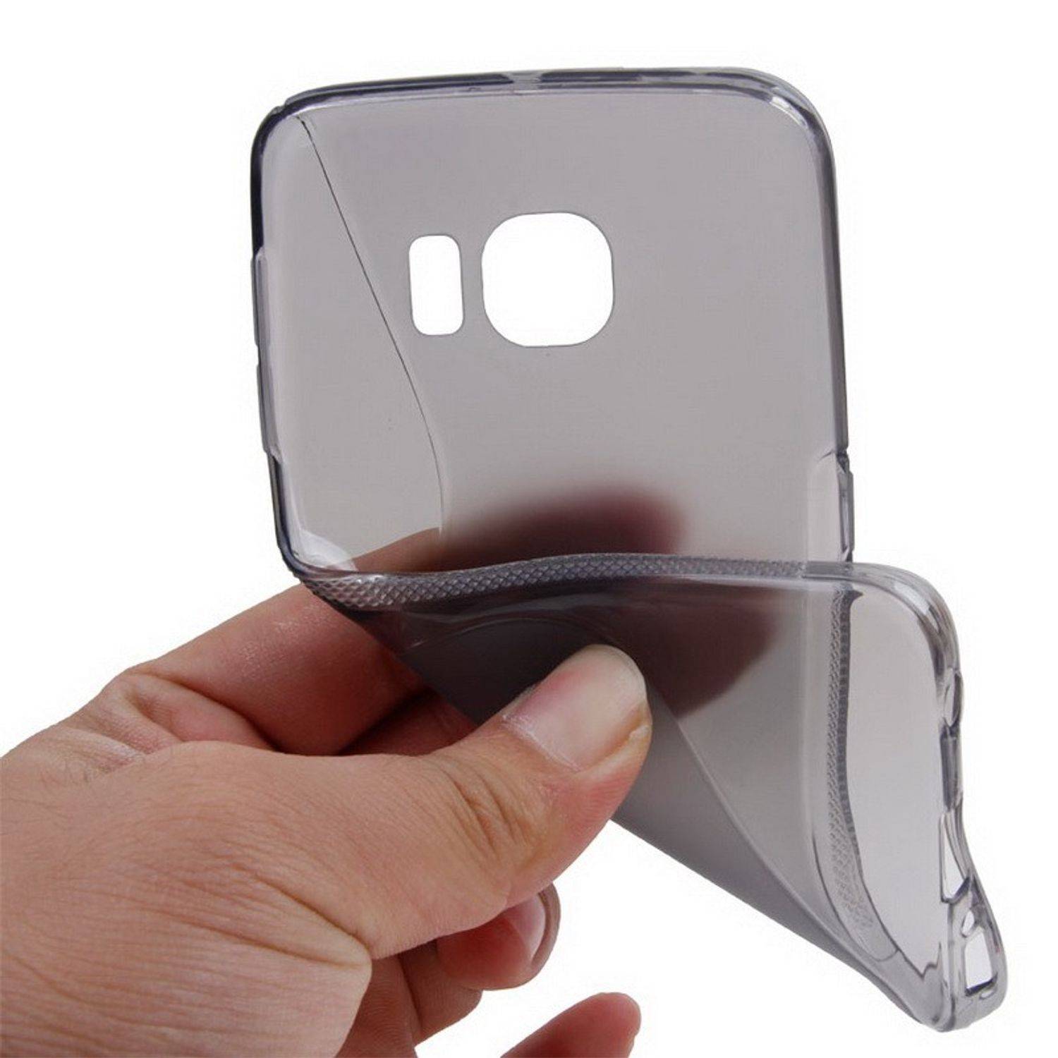 Sony Xperia E4 Handyhülle Backcover Schwarz