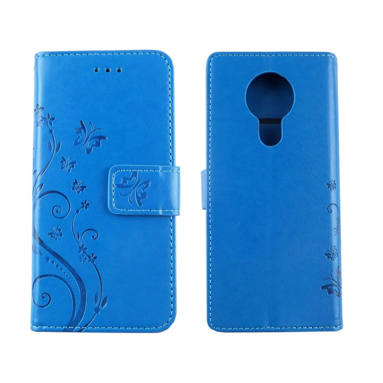 Nokia 5.3 Handyhülle Bookcover Blau