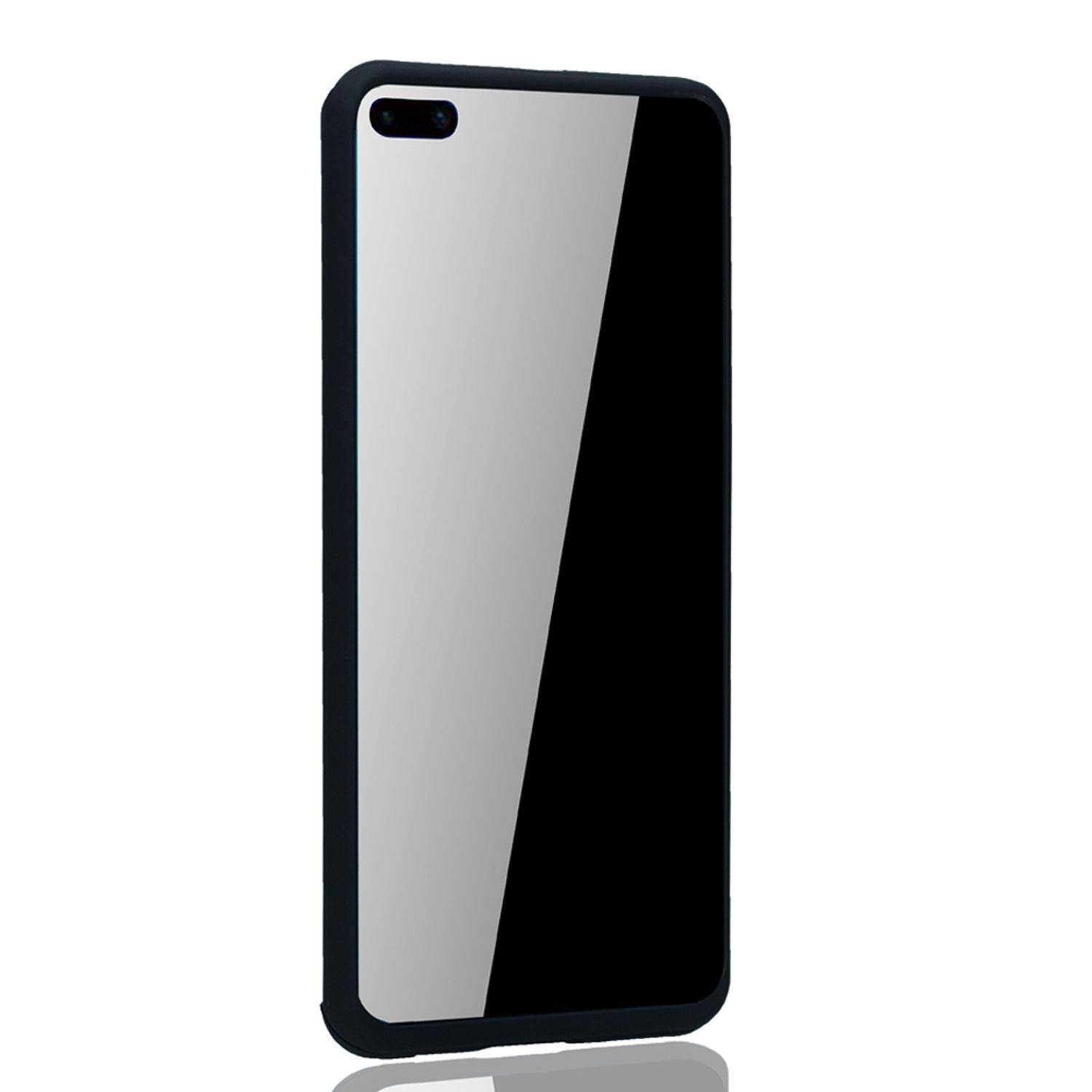 Huawei P40 Handyhülle 360 Grad Schutz Full Cover Schwarz