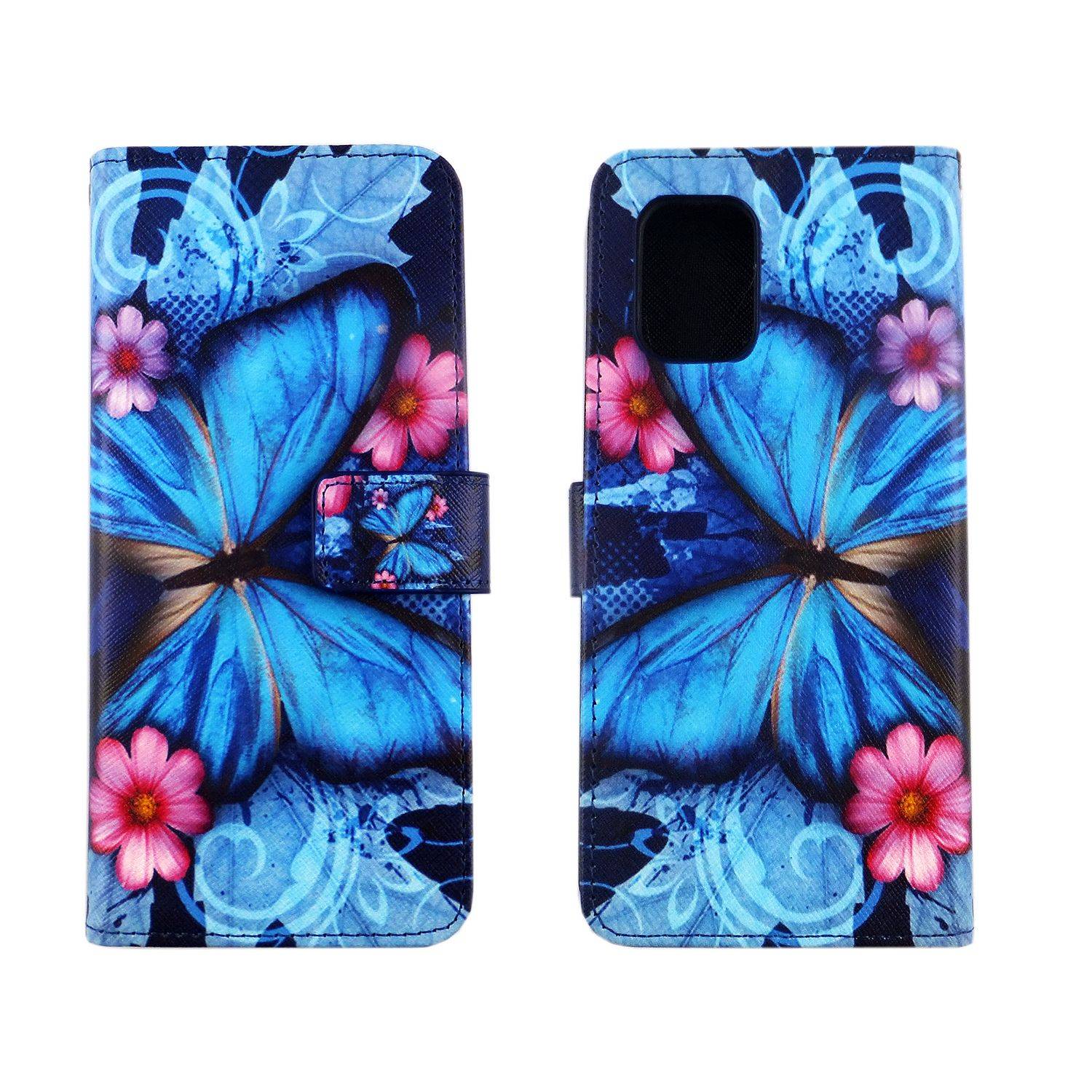 Xiaomi Mi 10 Lite 5G Handyhülle Bookcover Blau