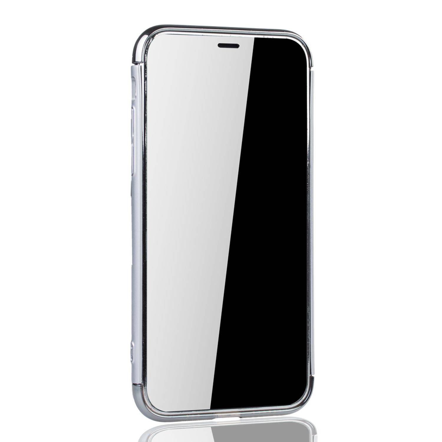 Apple iPhone X / iPhone XS Handyhülle Backcover Silber