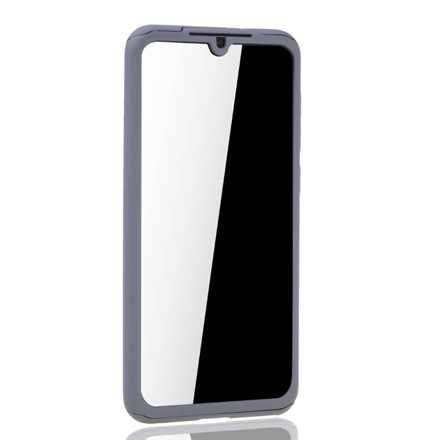 Xiaomi Mi 9 SE Handyhülle 360 Grad Schutz Full Cover Grau