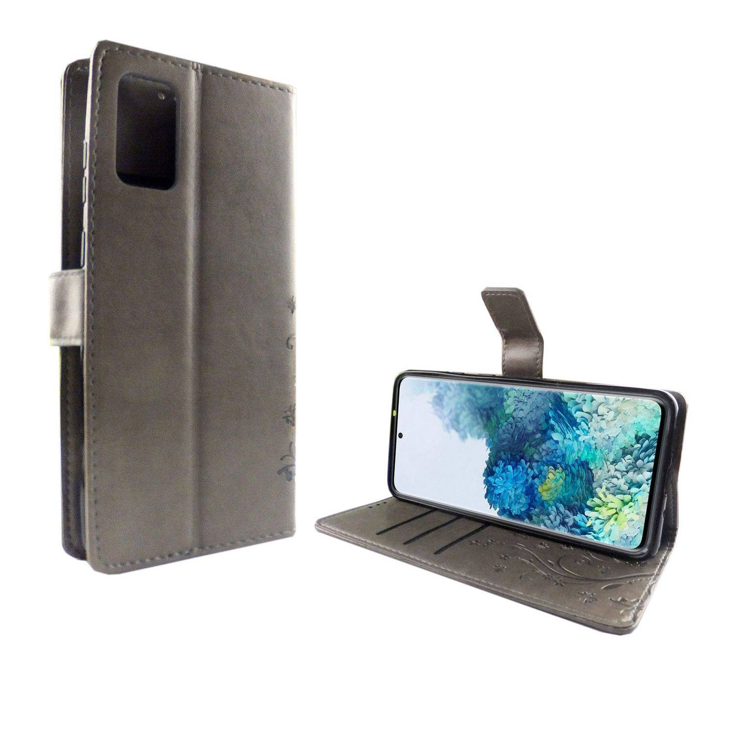 Samsung Galaxy S20 Plus Handyhülle Bookcover Grau