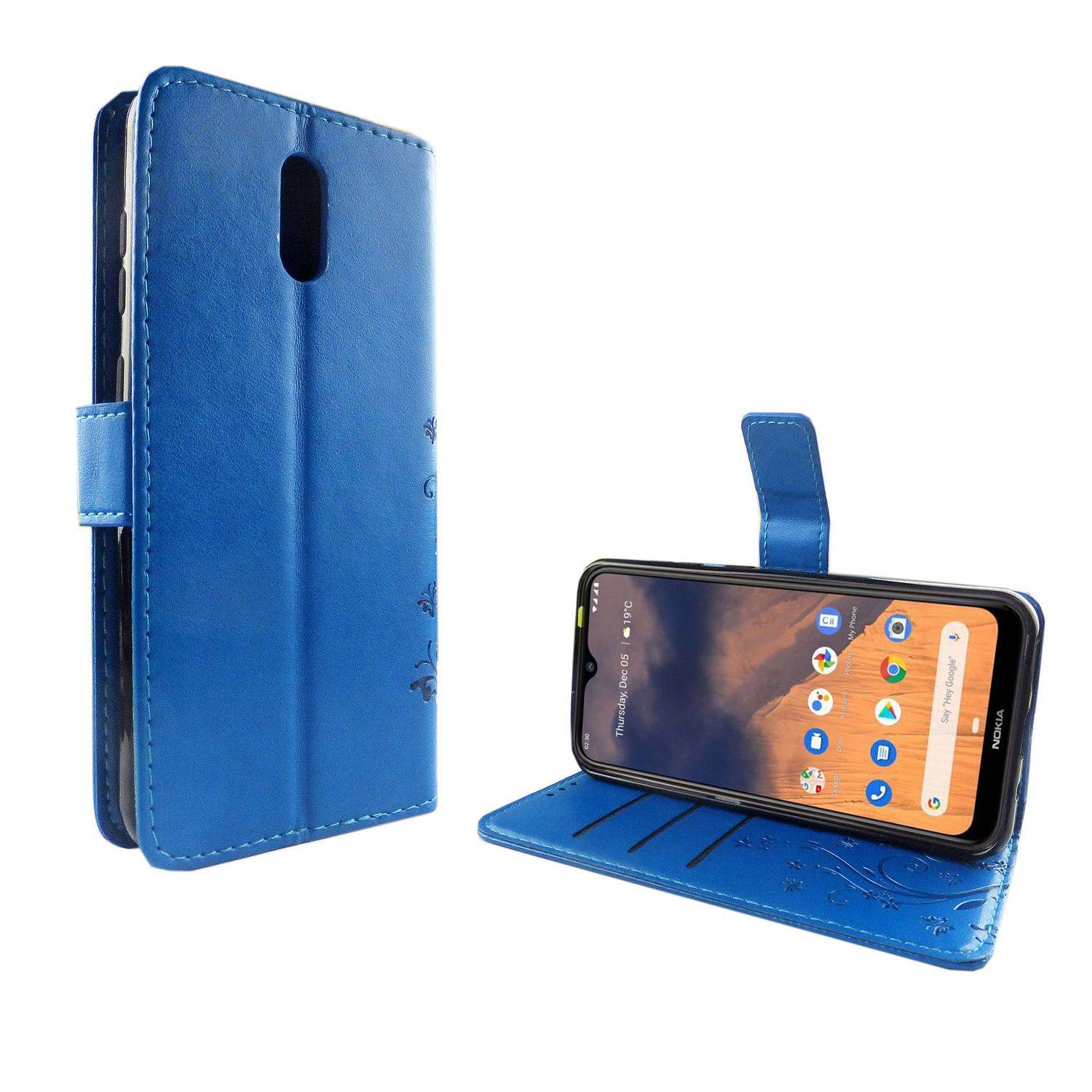 Nokia 2.3 Handyhülle Bookcover Blau