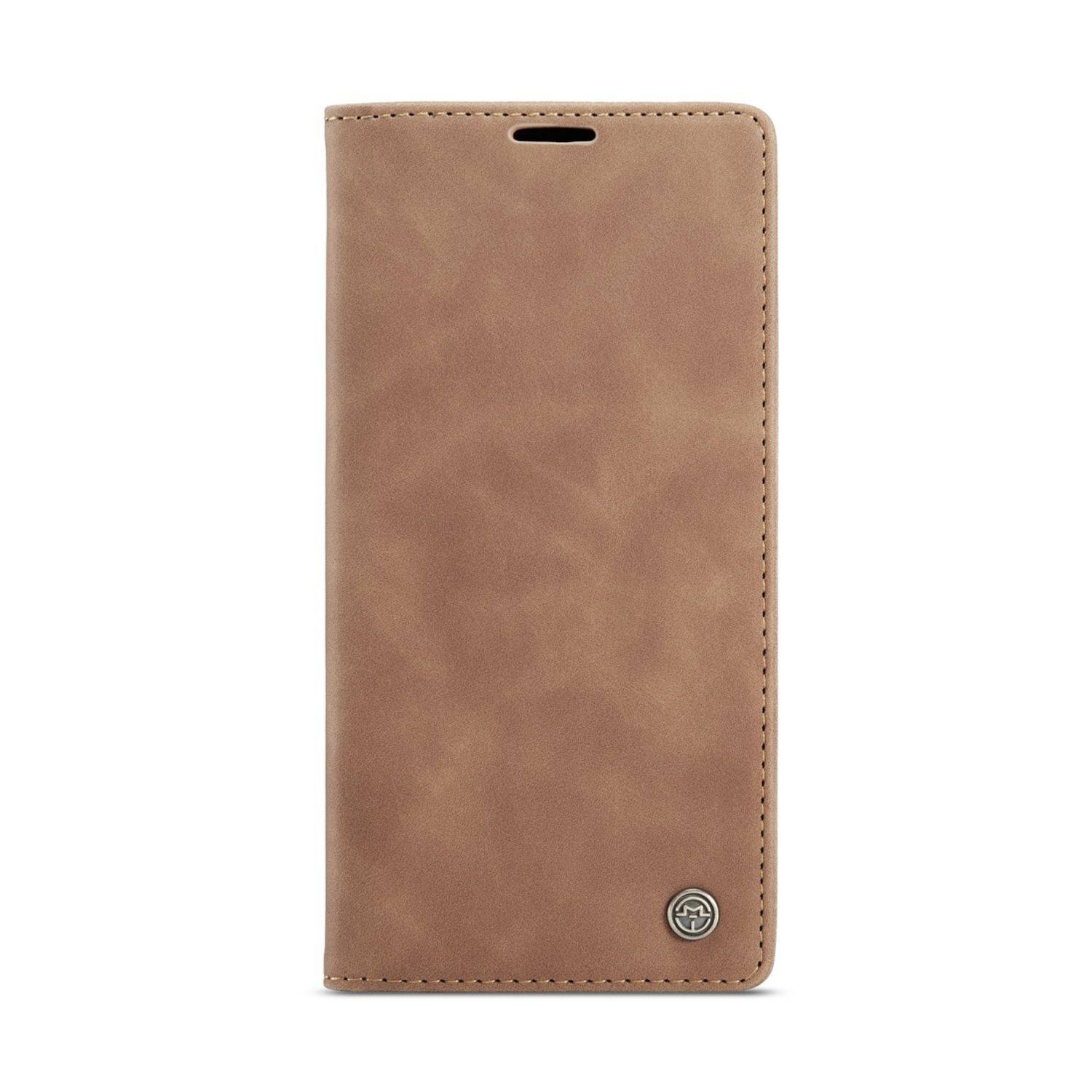Apple iPhone 12 Pro Max Handyhülle Schutztasche Bookcover Braun