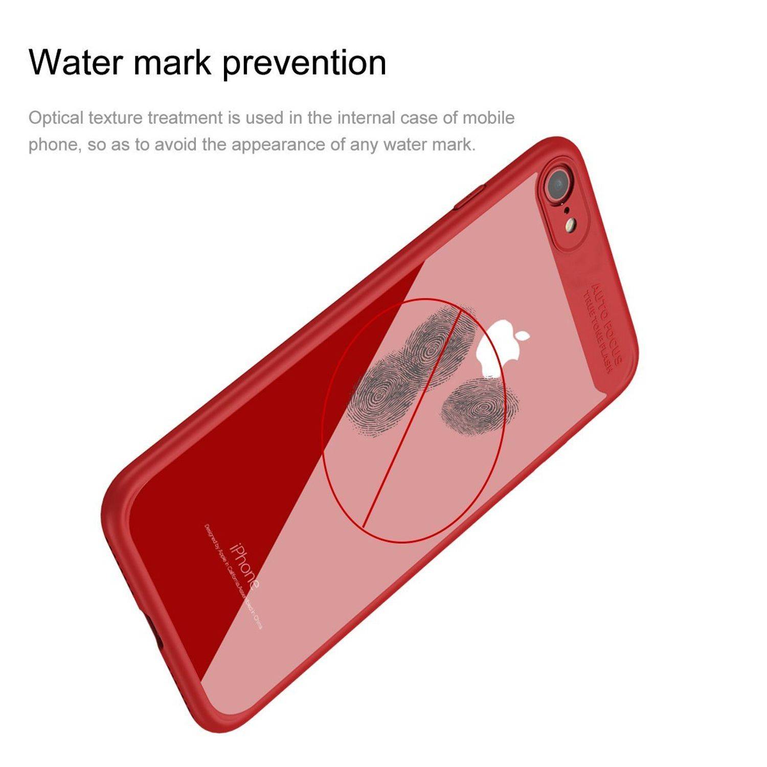 Apple iPhone 7 Plus / 8 Plus Handyhülle Backcover Rot