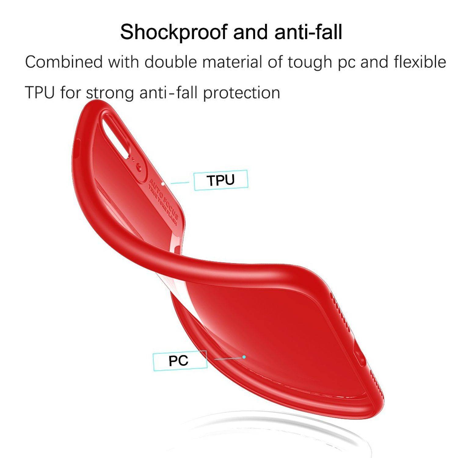 Apple iPhone 7 Plus / 8 Plus Handyhülle Backcover Rot