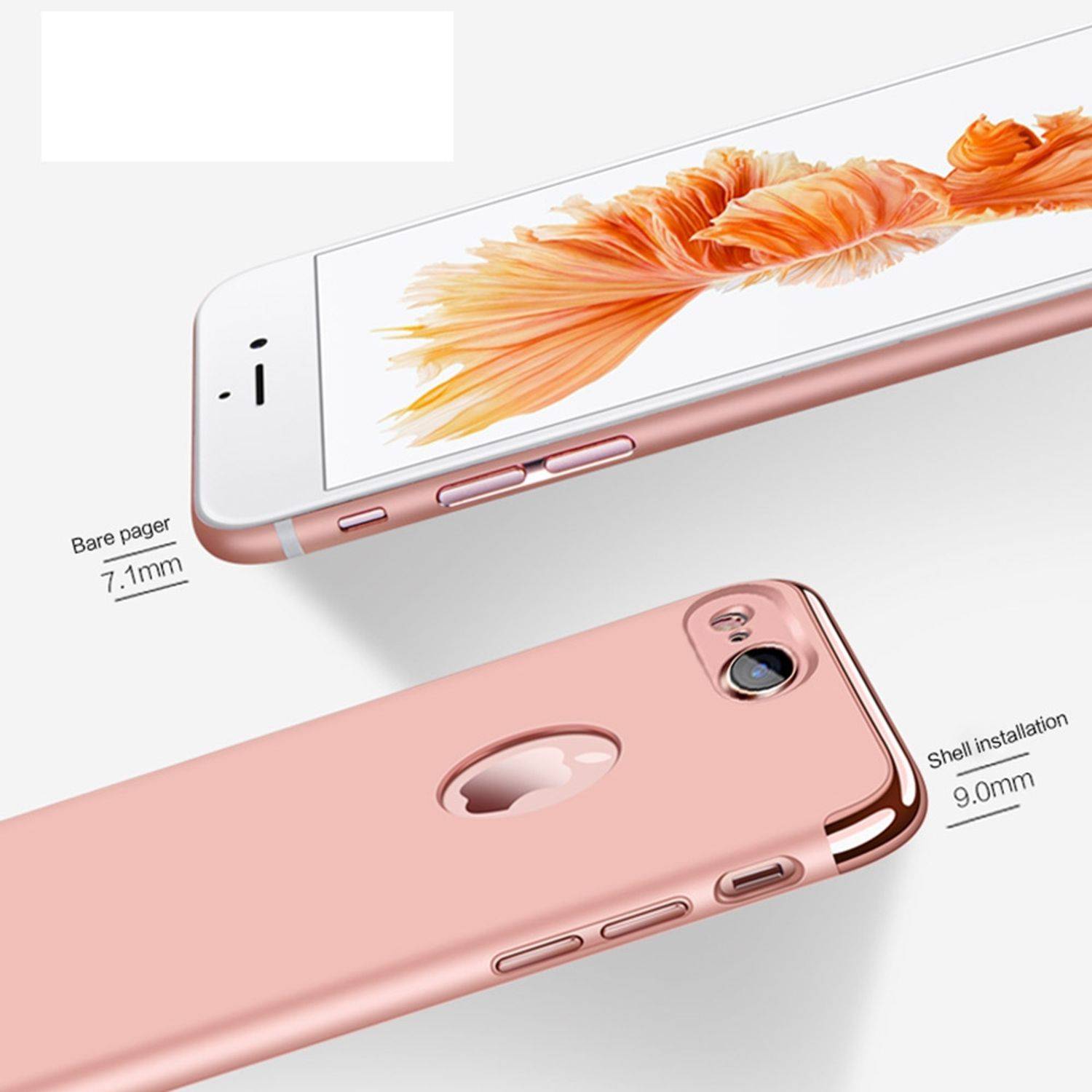 Apple iPhone 6 / 6s Handyhülle Backcover Rosa