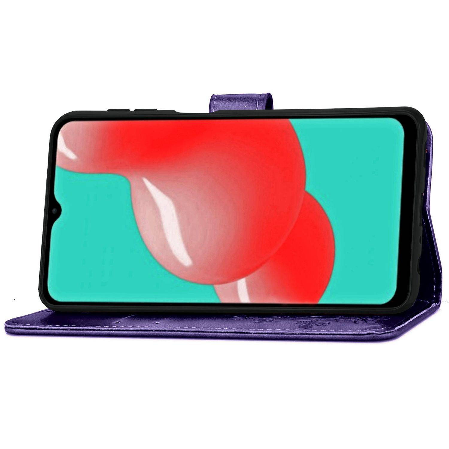 Samsung Galaxy A32 5G Handyhülle Bookcover Violett