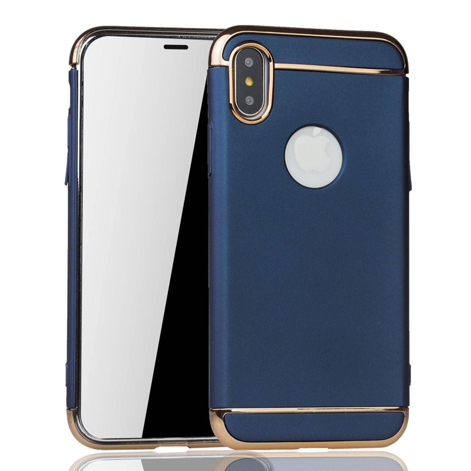 Apple iPhone X / iPhone XS Handyhülle Backcover Blau