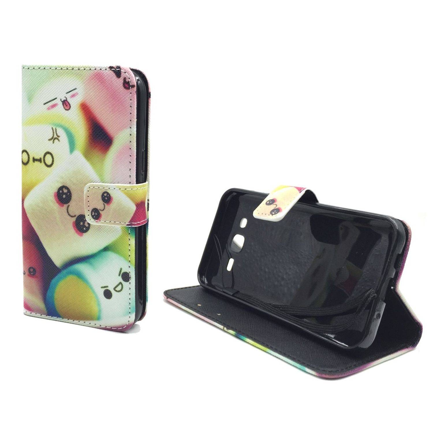 Samsung Galaxy J5 (2015) Handyhülle Bookcover Mehrfarbig