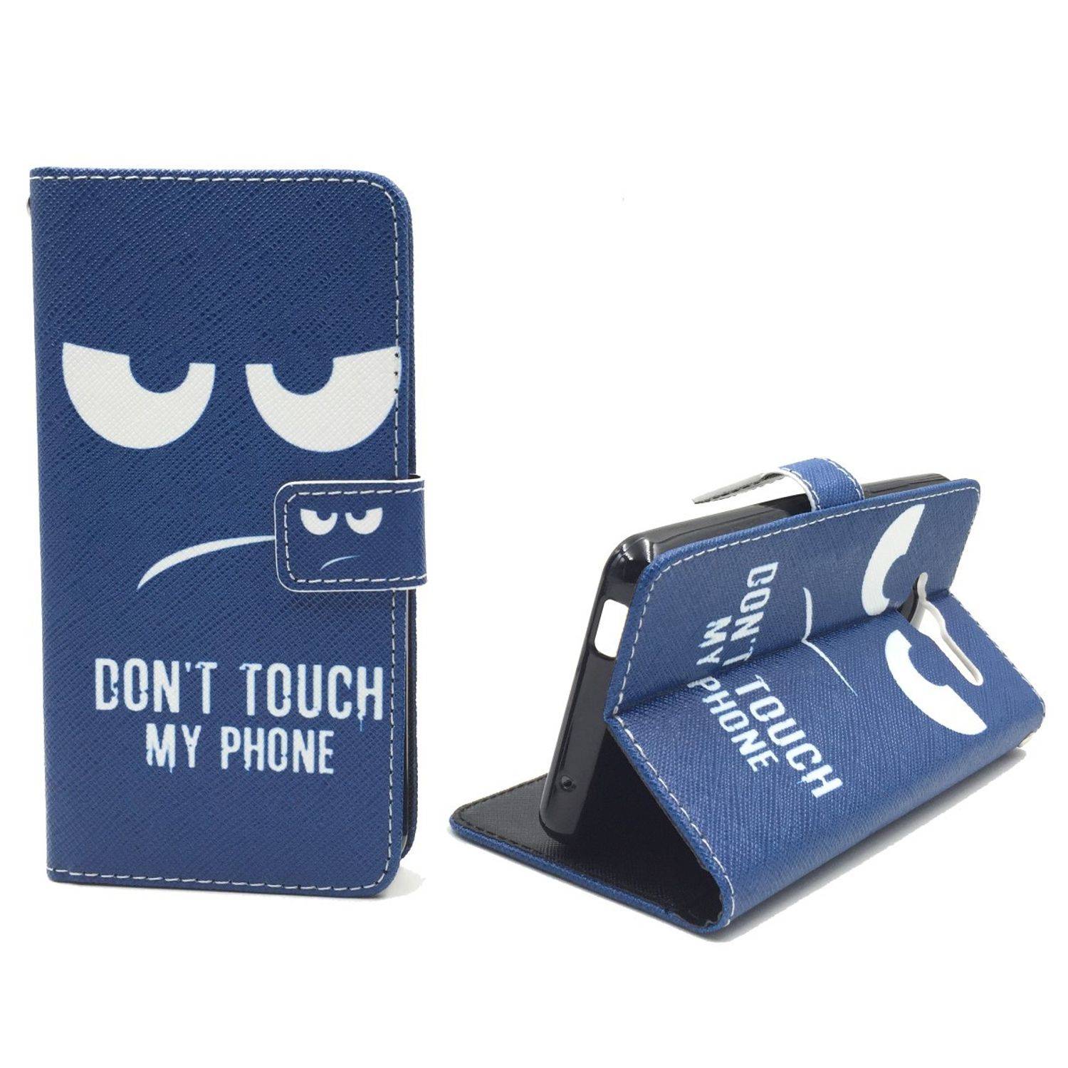 ZTE Blade L3 Handyhülle Bookcover Blau