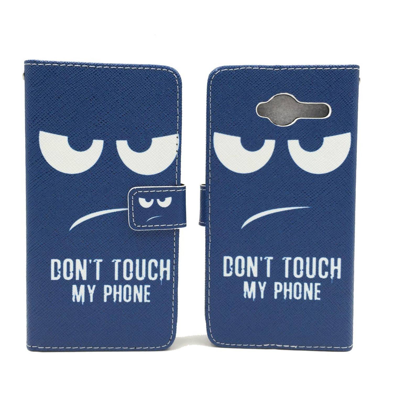 ZTE Blade L3 Handyhülle Bookcover Blau