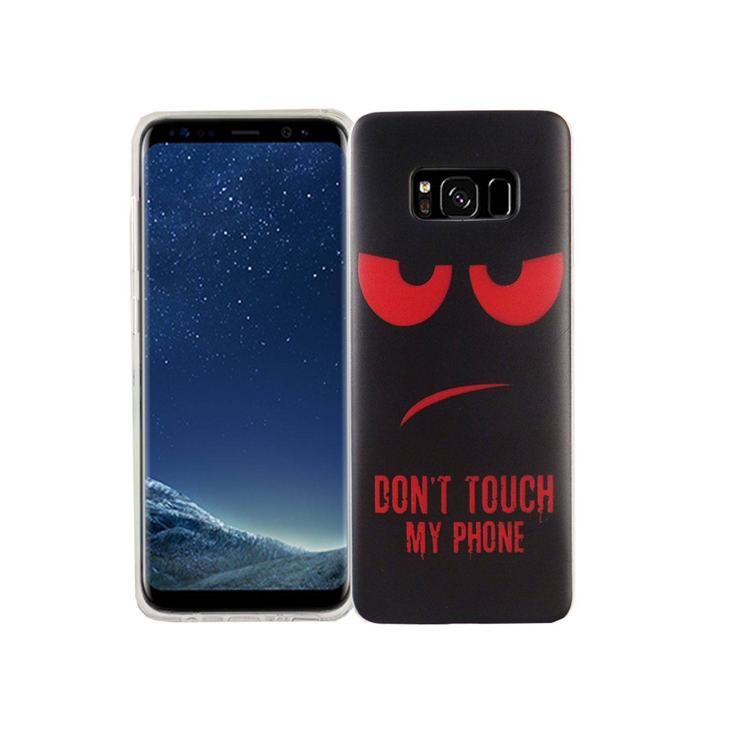 Samsung Galaxy S8 Handyhülle Bumper Backcover Rot
