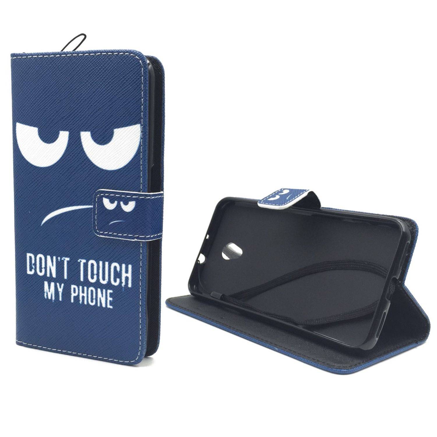 ZTE Blade V7 Handyhülle Bookcover Blau