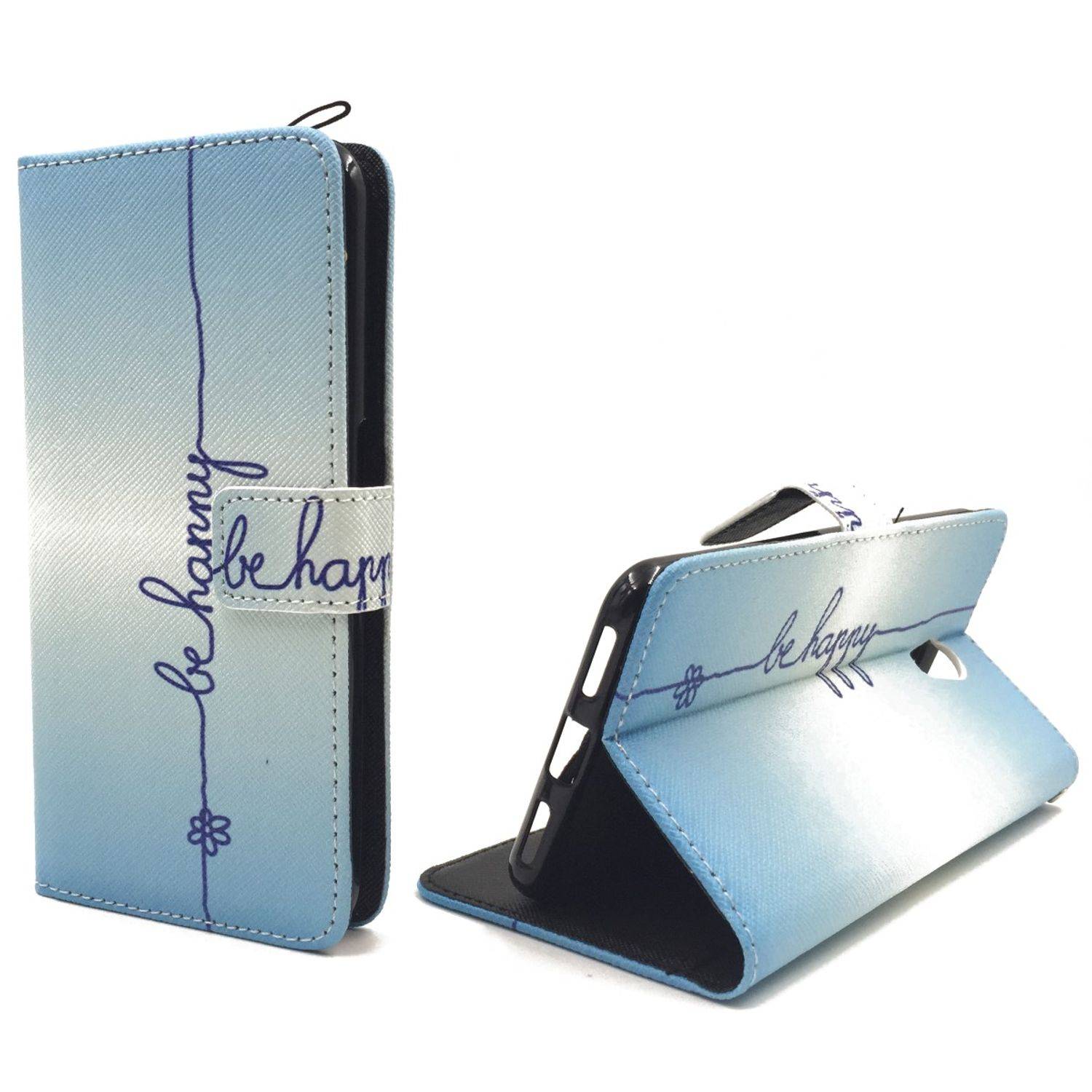 ZTE Blade V7 Handyhülle Bookcover Blau