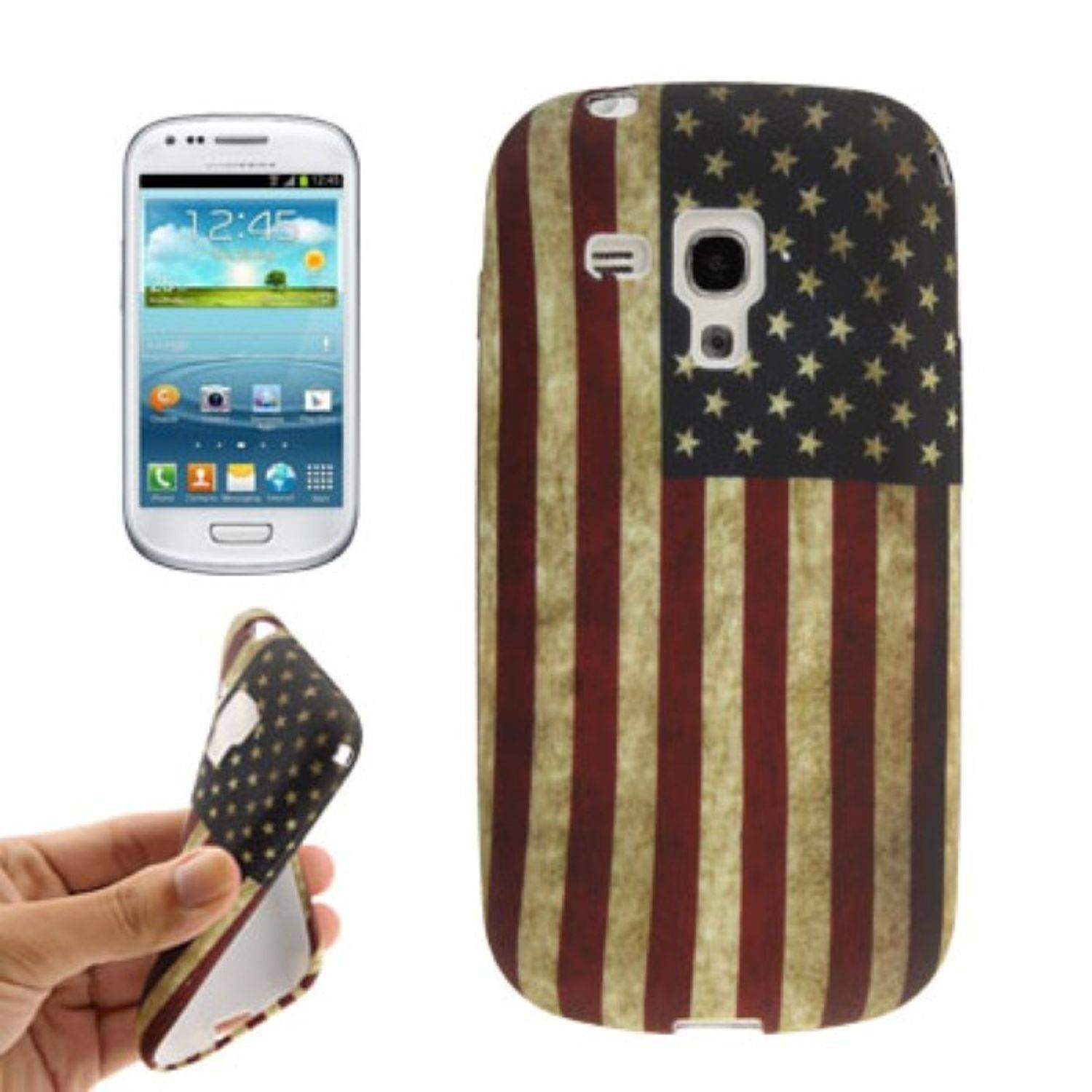 Samsung Galaxy S Duos S7562 Handyhülle Backcover Mehrfarbig