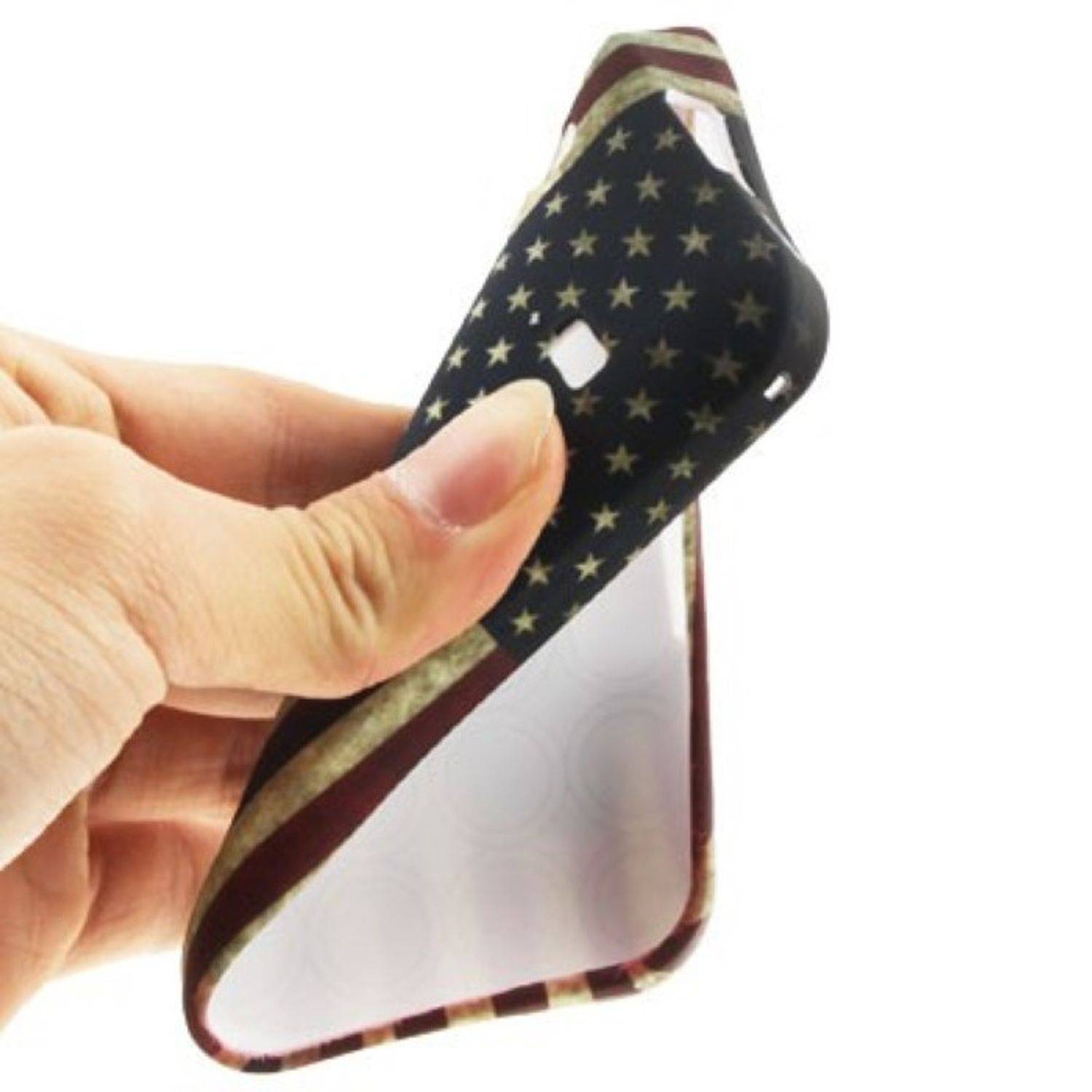 Samsung S5830 Handyhülle Backcover Mehrfarbig