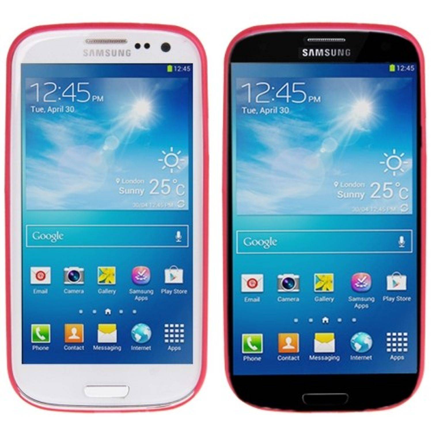Samsung Galaxy S4 Handyhülle Backcover Violett