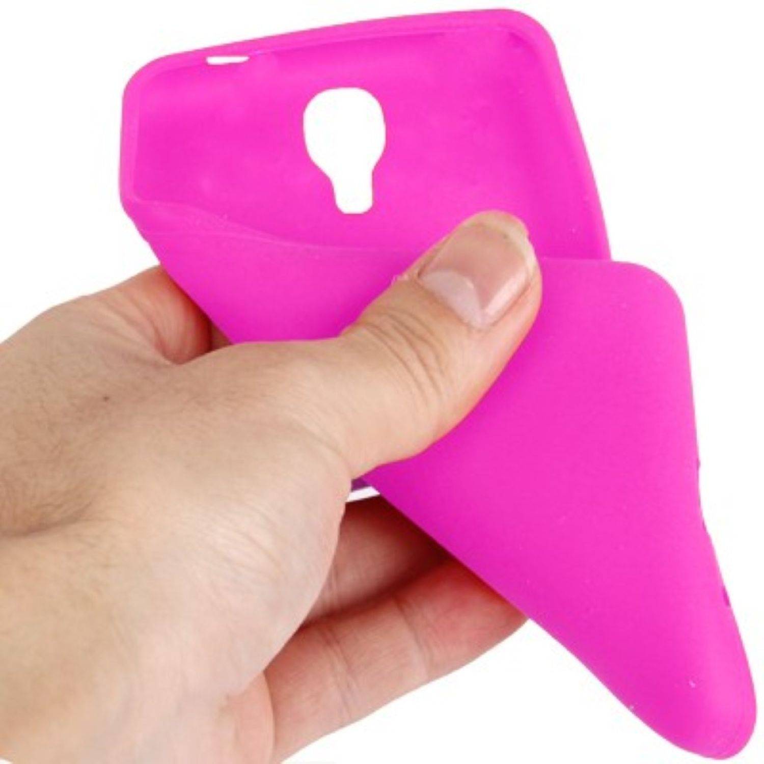 Samsung Galaxy S4 Handyhülle Backcover Rosa